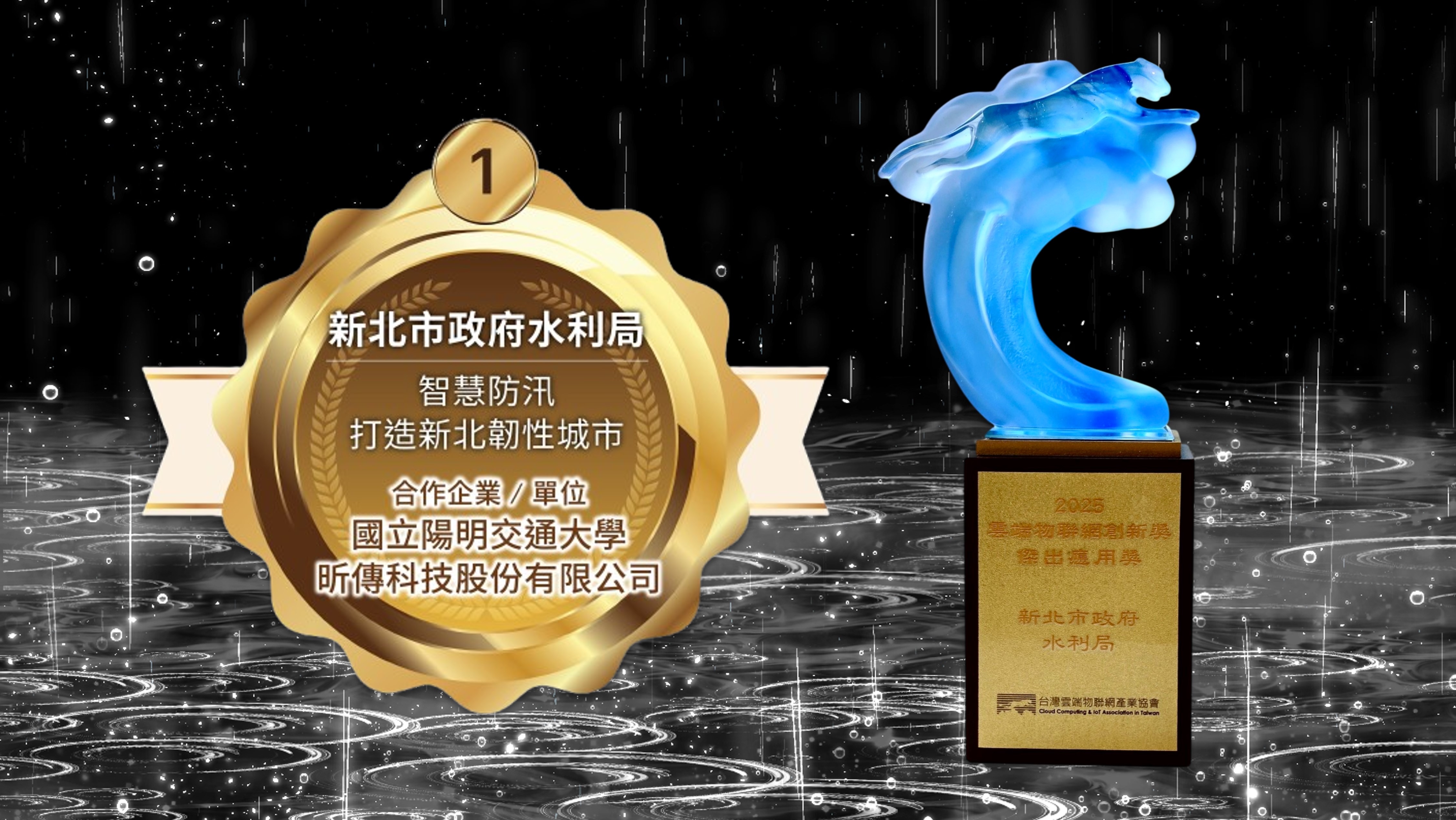 智慧防汛打造新北韌性城市新北水利局獲2025雲端物聯網創新獎-傑出應用獎