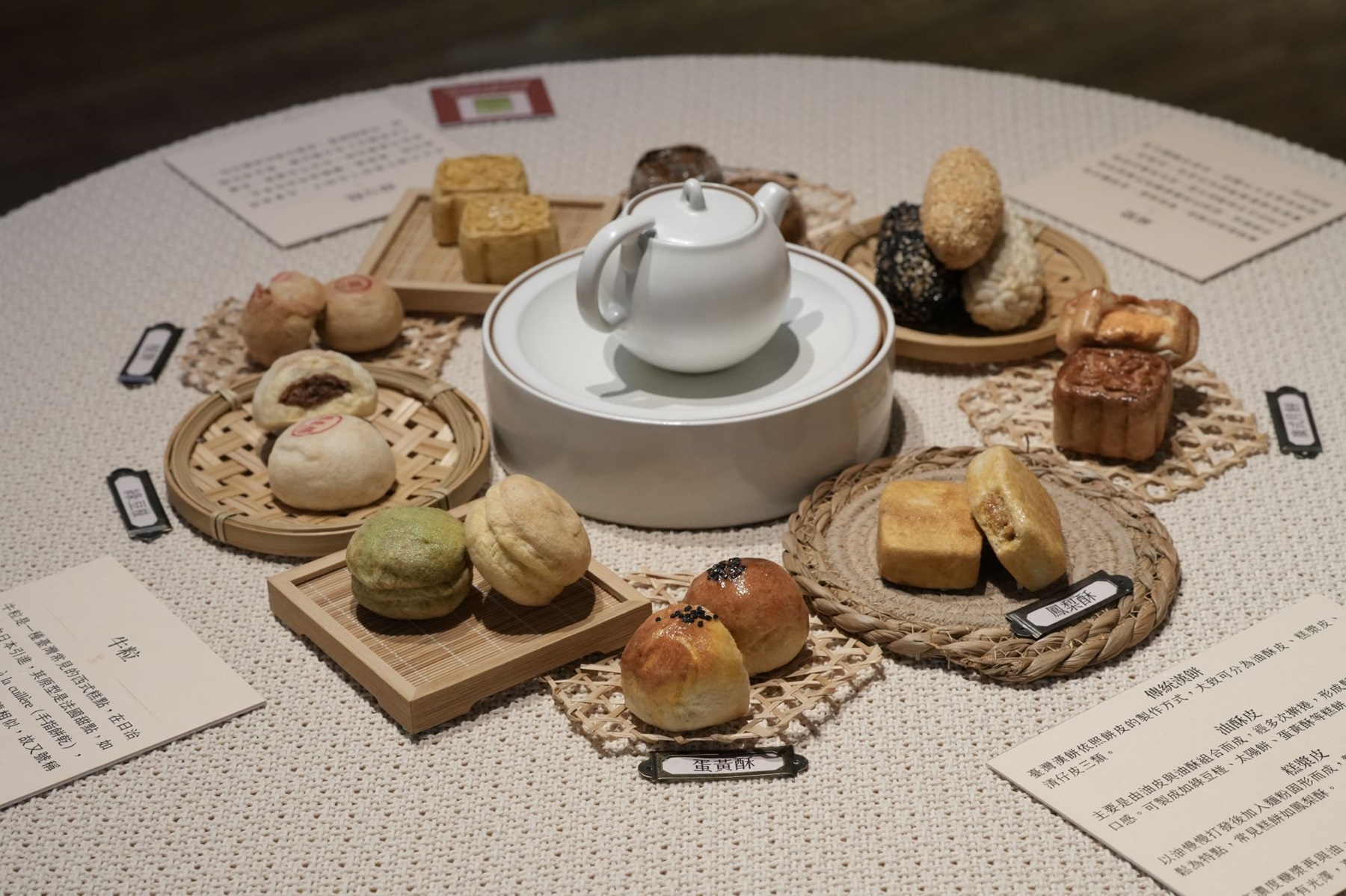 「烹茶煨鴨腳」茶食文化特展深入介紹臺灣等東亞地區的特色茶食。