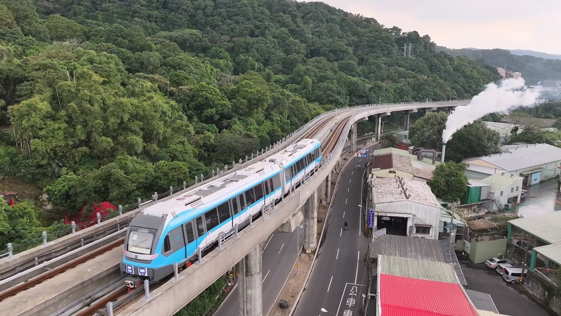 三鶯線列車測試中