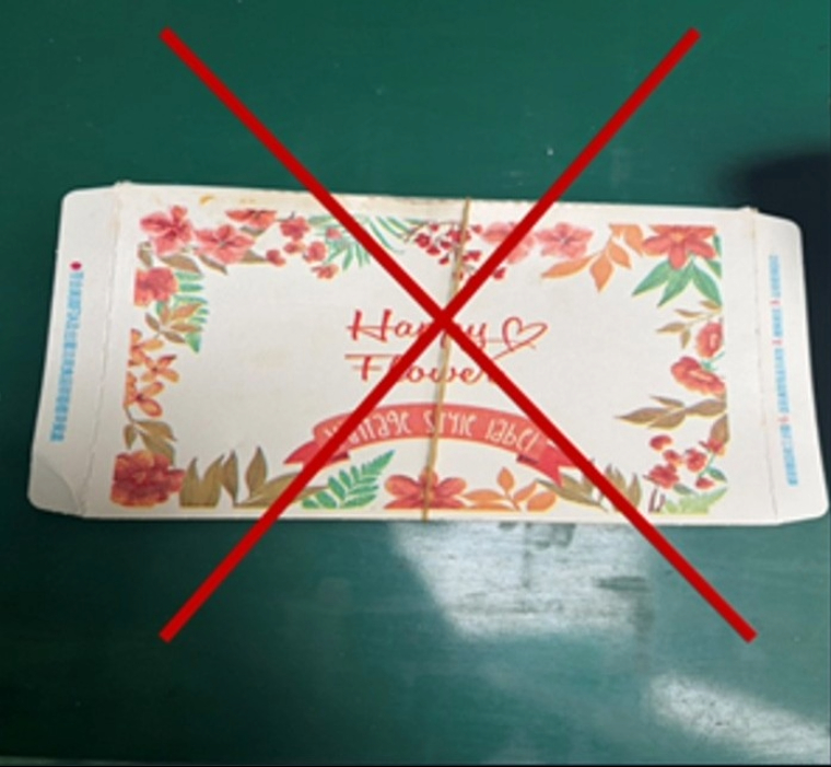  動保處宣導呼籲食用便當盒後不要使用橡皮筋綑綁丟棄