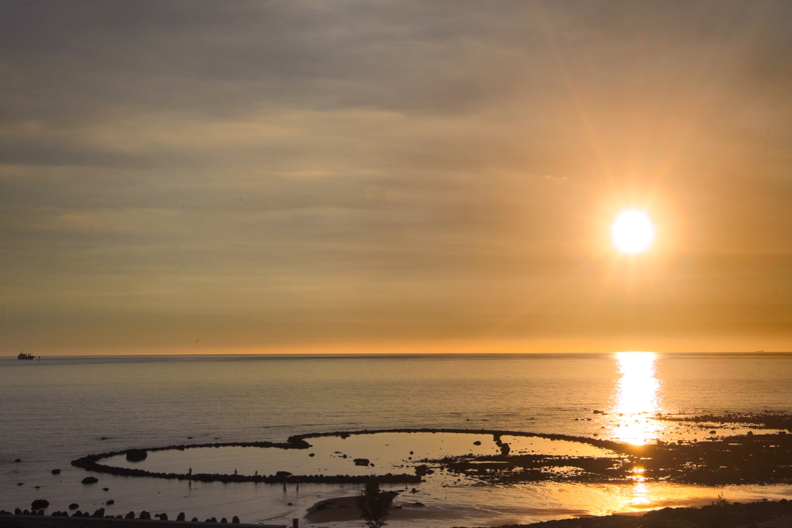 淡水漁人碼頭「心型石滬」