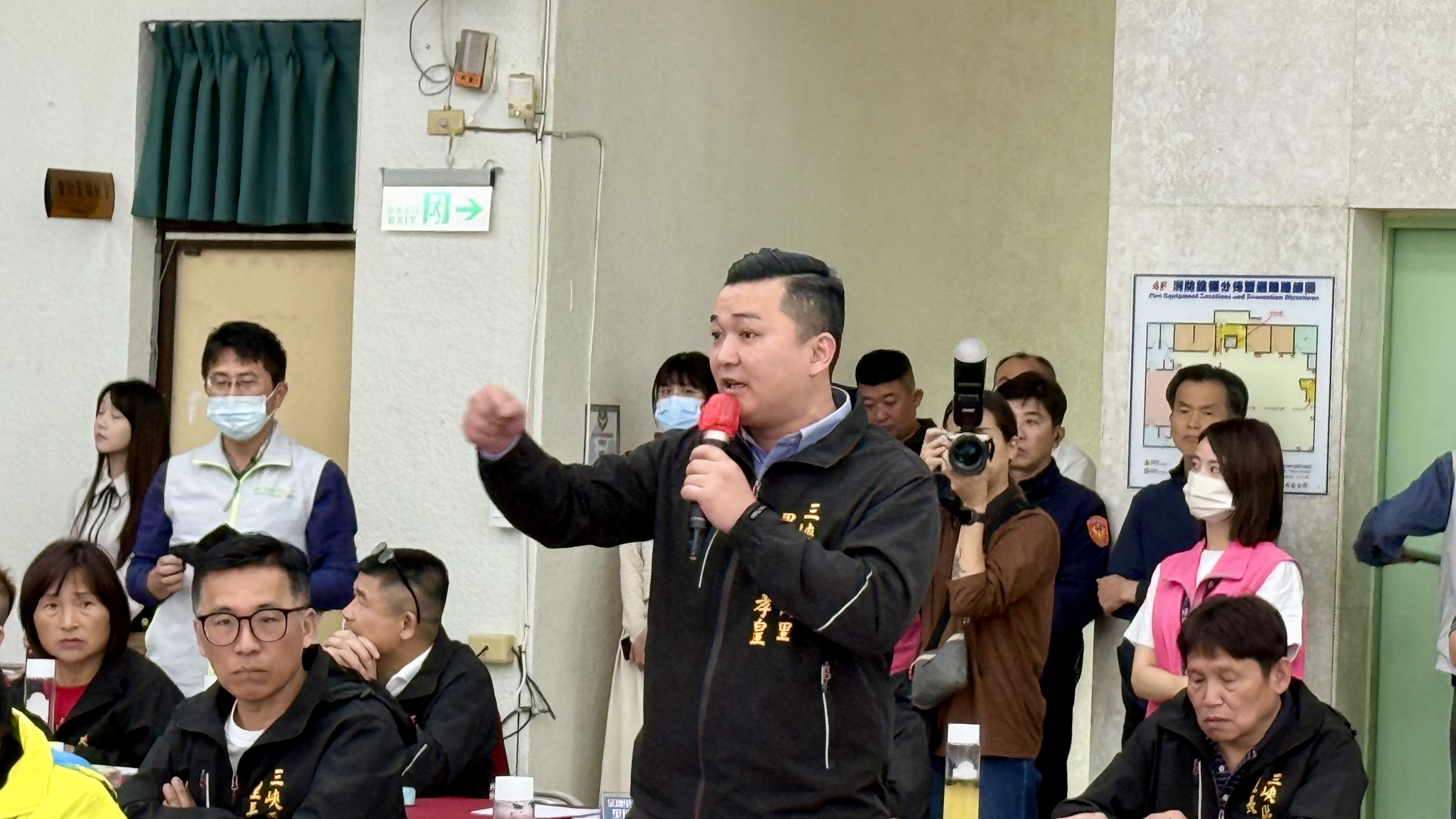 三峽里長積極反映地方民意。