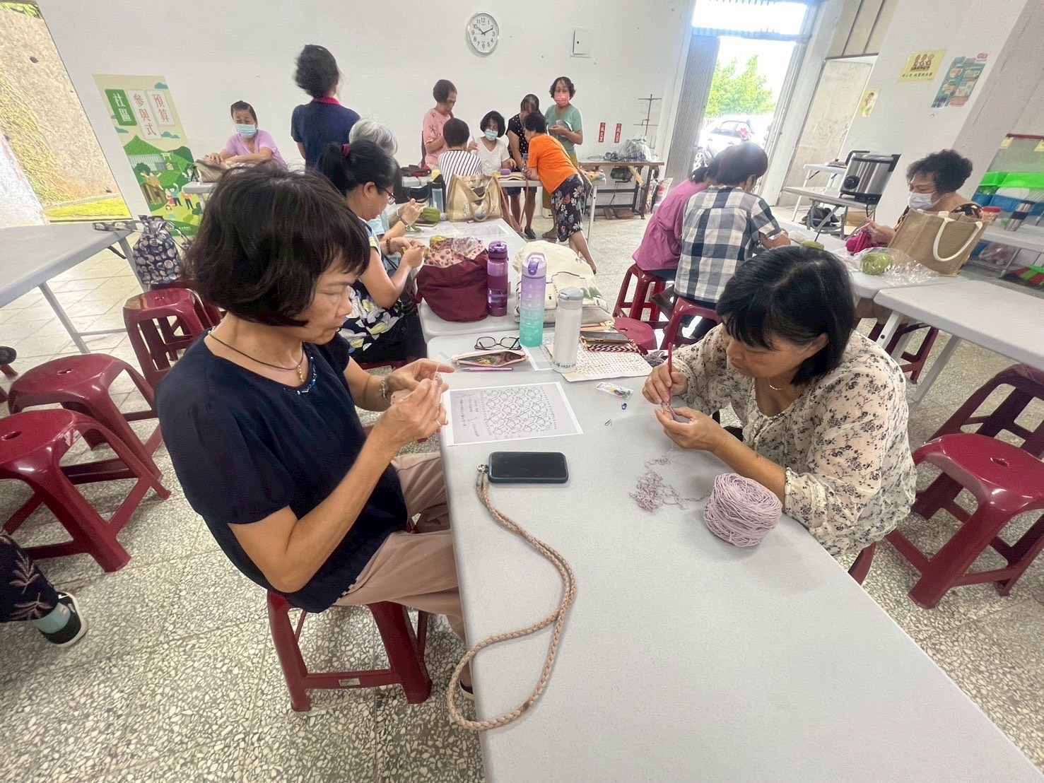 編織課程保存社區情感及編織技藝。