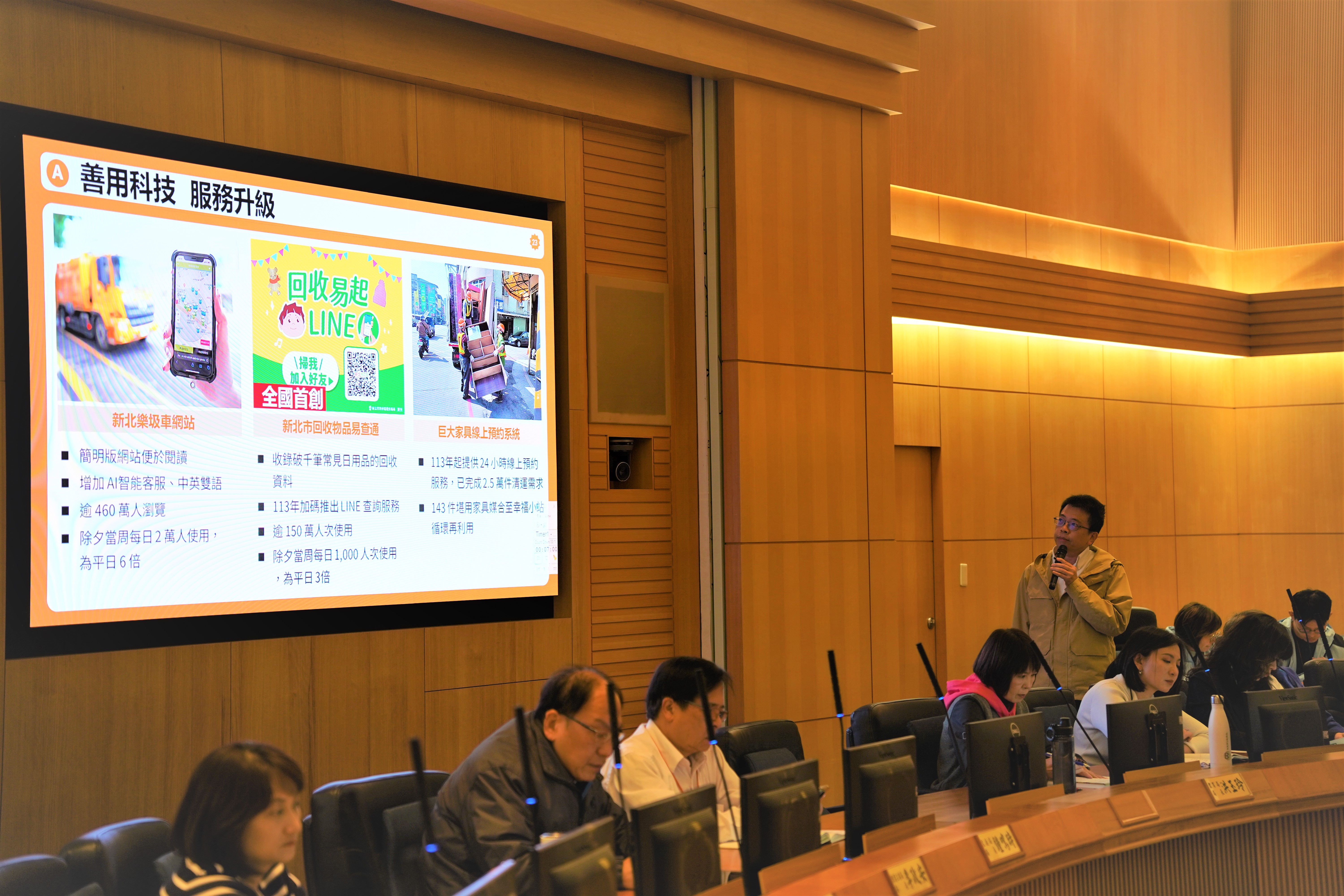 環保局長程大維表示，新北市全面推動「CLEAN」五大行動 ，從市容整潔深化至淨零轉型，為市民創造永續城市新環境