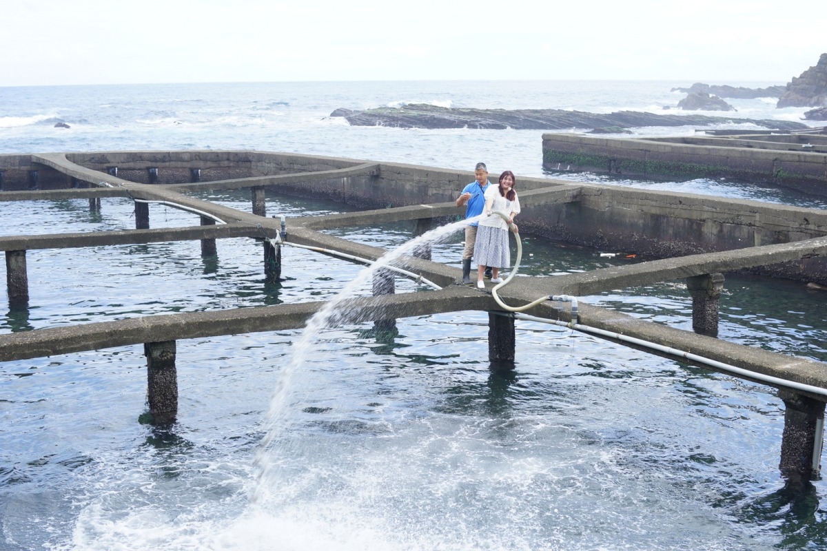 「鮮物本舖養殖趣」九孔餵食體驗