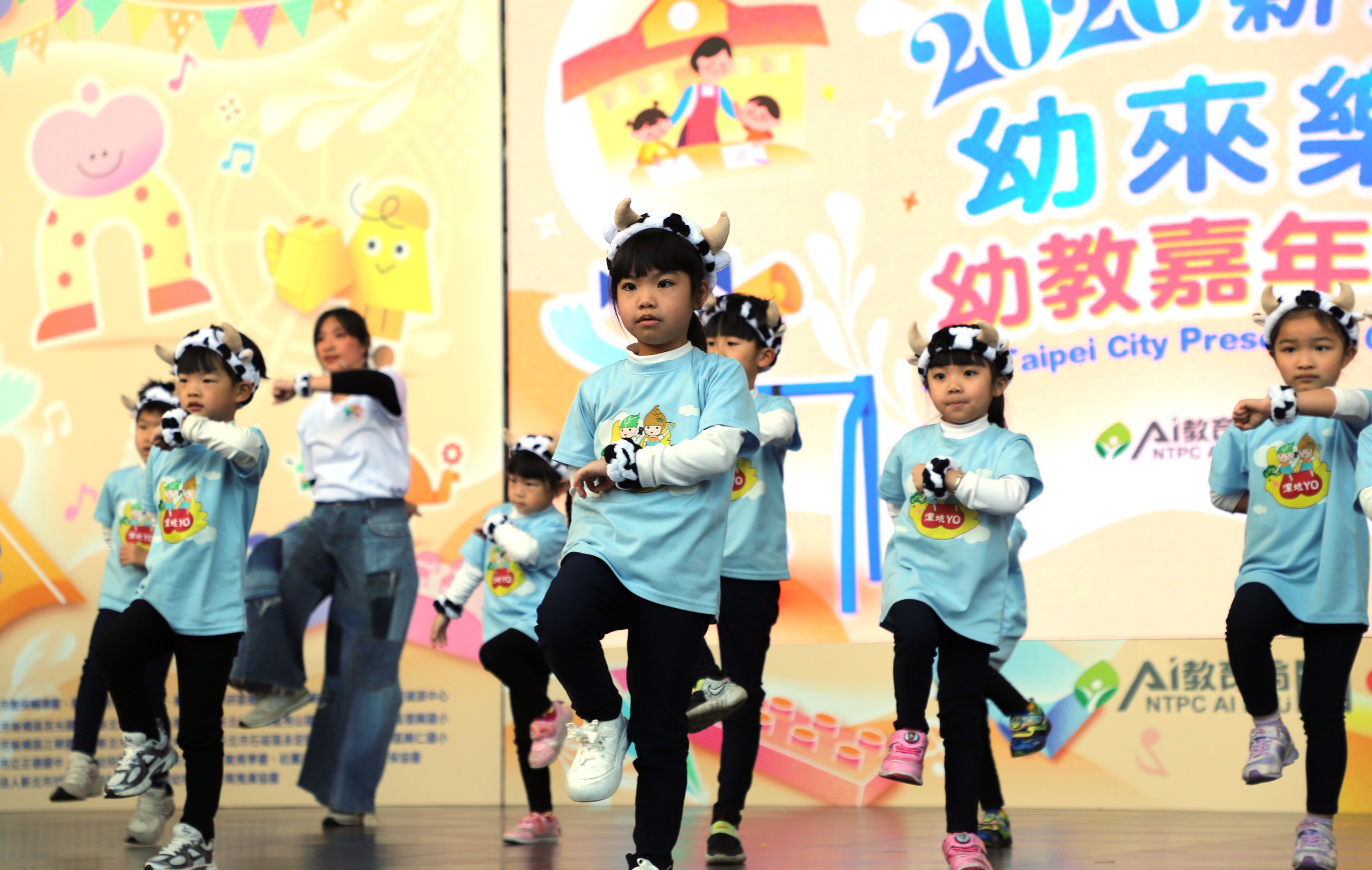 深坑幼兒園帶來新北鮮奶健康歌舞蹈帶動唱