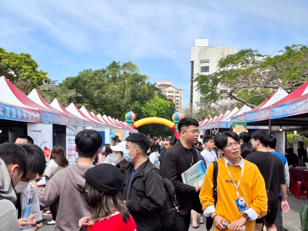淡大校園就博會起跑囉