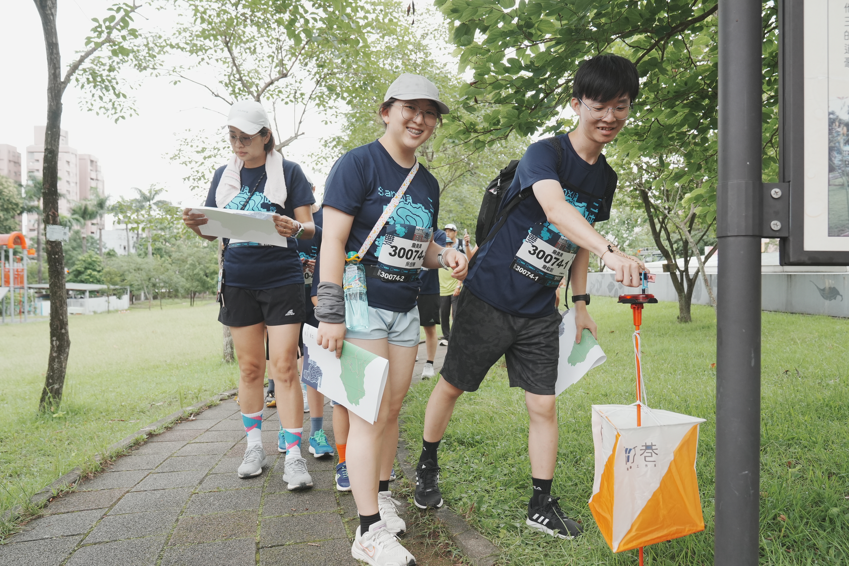  「雙人體驗組」鼓勵跑友結伴同行，在探索路徑中體驗分工合作與同心協力的完賽樂趣。（圖為2025探旅新北定向越野資料照）