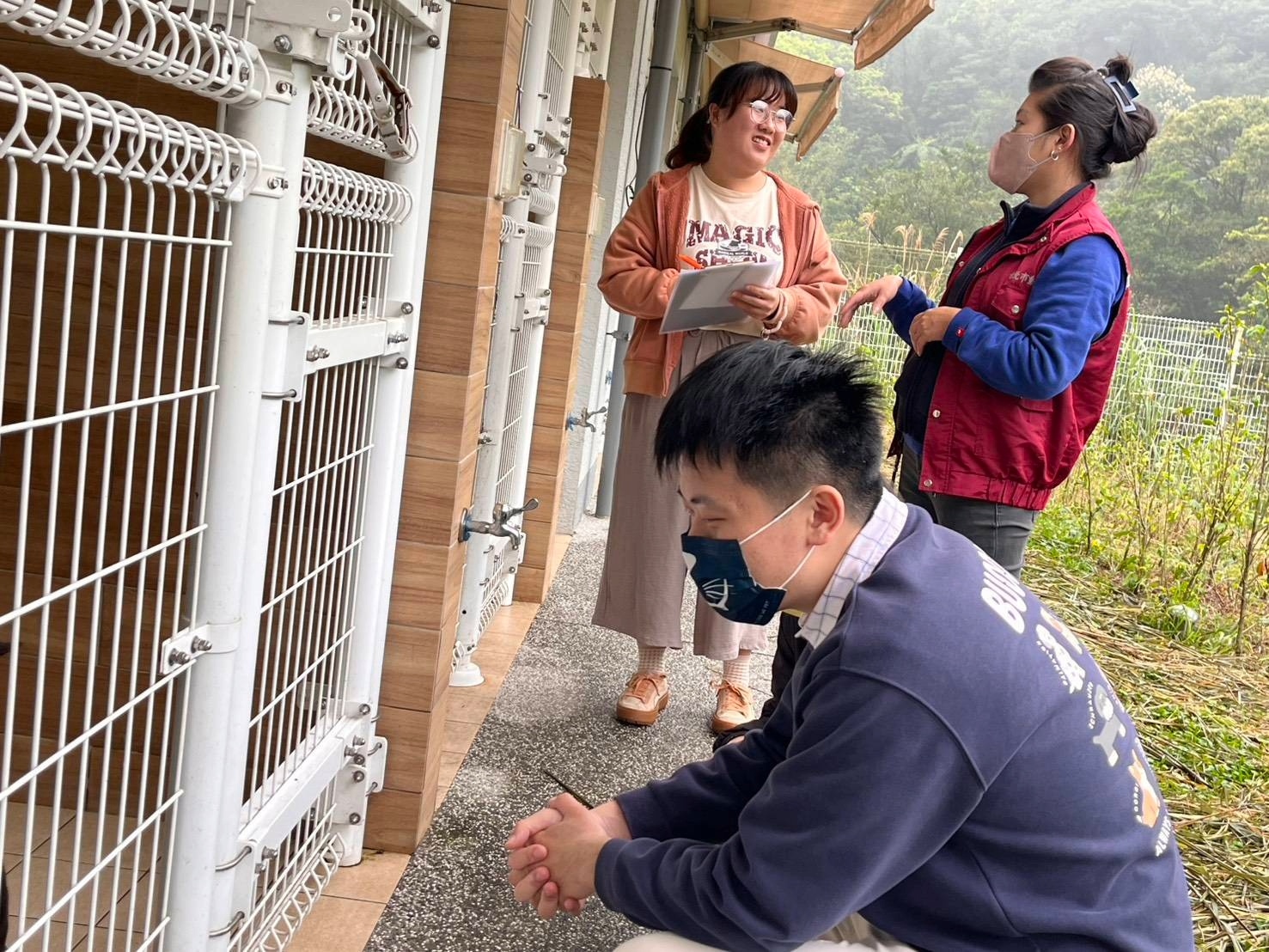  宜蘭縣政府動植物防疫所及瑞芳動物之家同仁交流有關動物之家收容管理