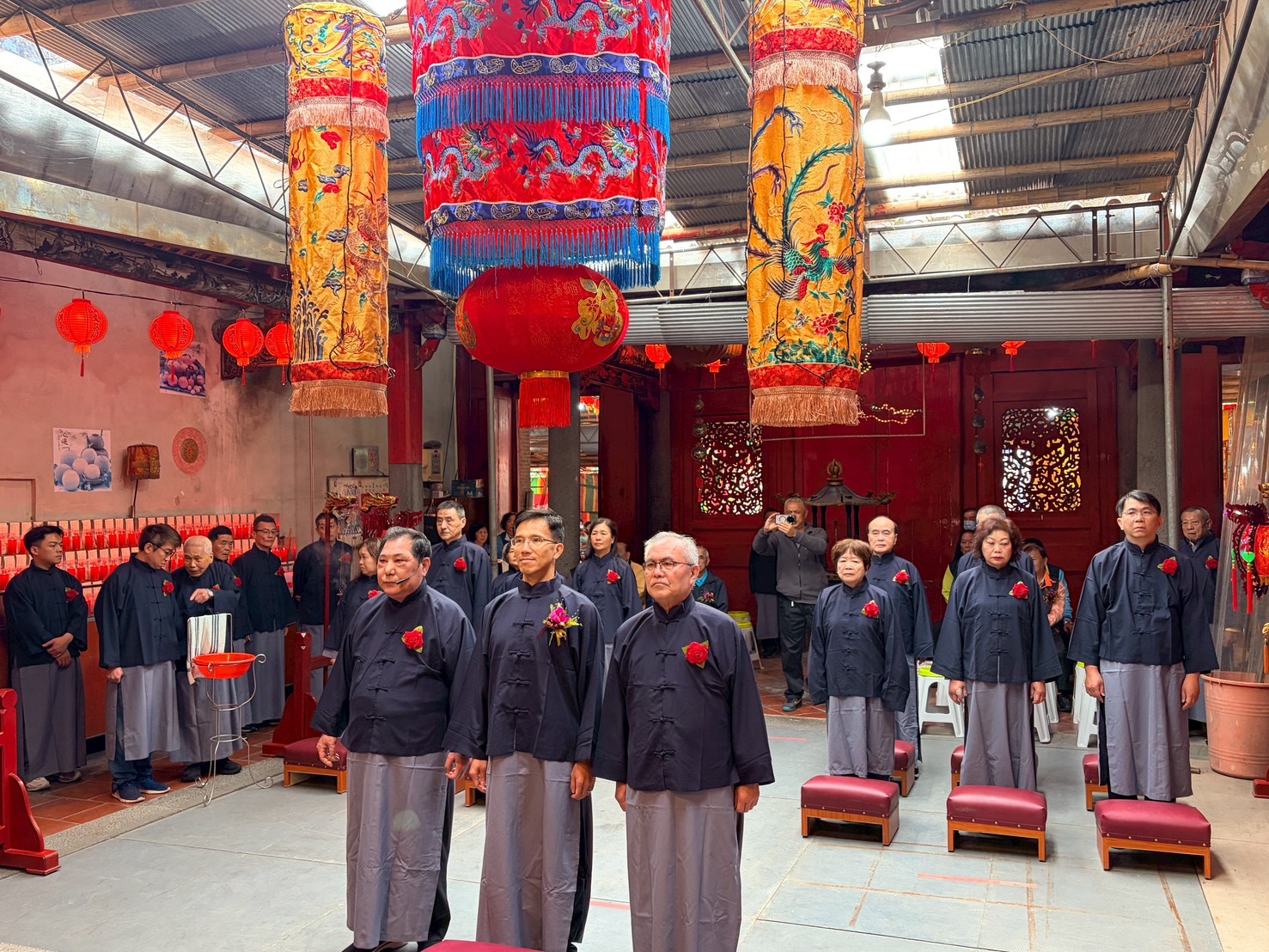 新莊文昌祠進行文昌帝君聖誕三獻禮儀式