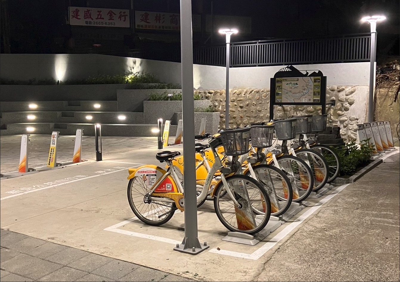 圖1.坪林區「國中碇坪路二段口」 YouBike租賃站