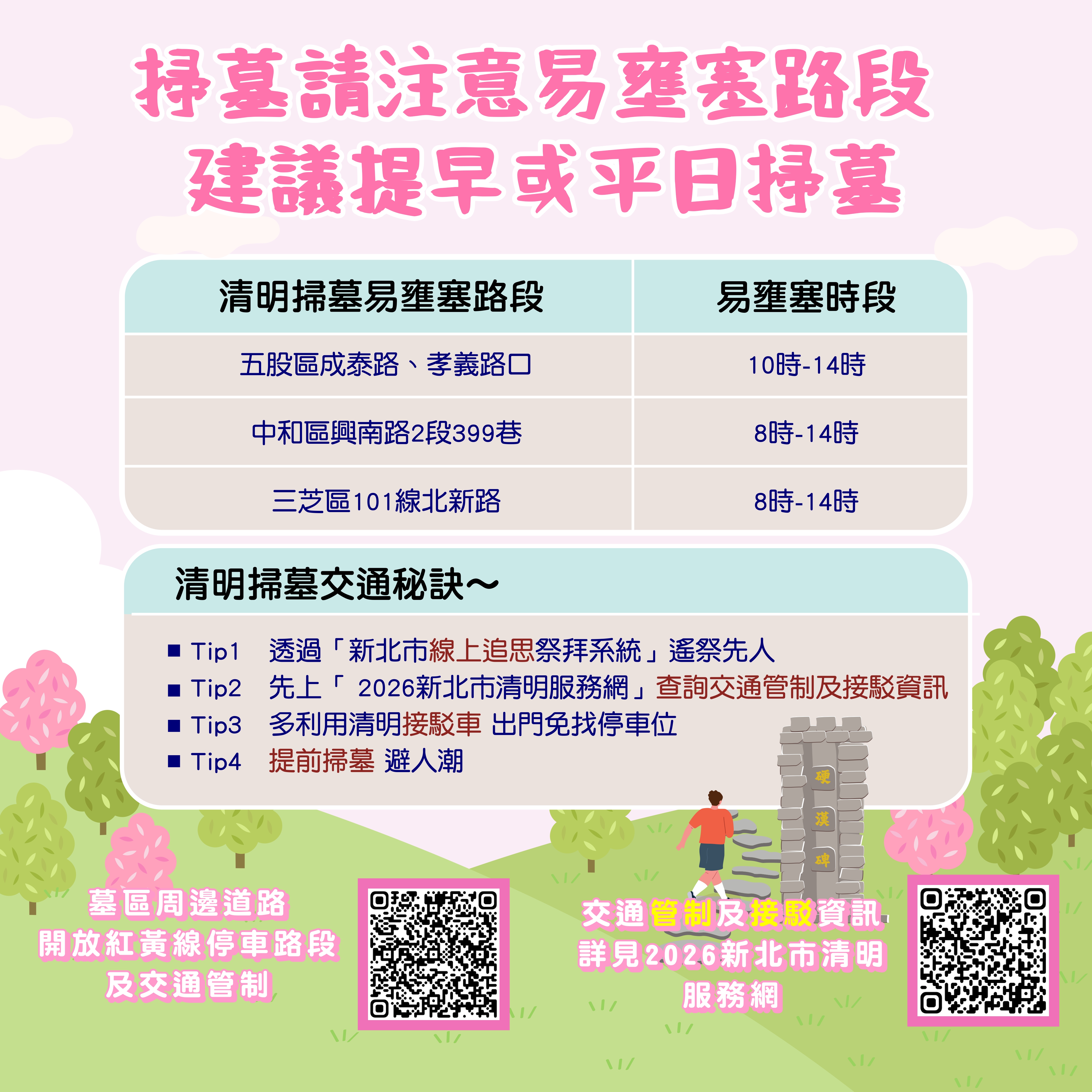 墓區易壅塞路段