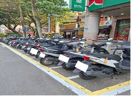 新店區中興路3段(寶橋路至文化路)路邊機車格自4月起收費管理