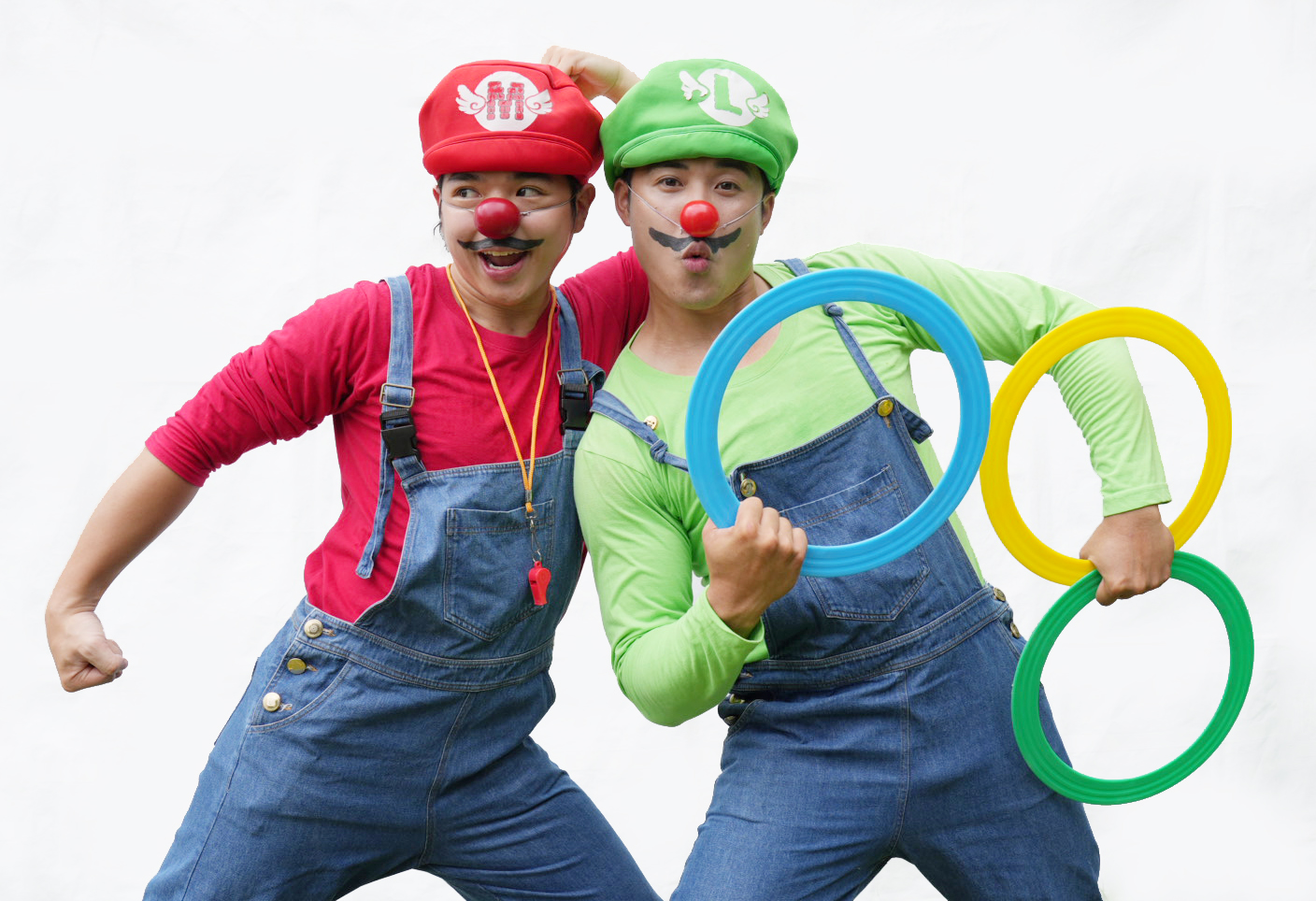 「馬力兄弟特技秀」則以熟悉的遊戲角色為靈感，打造動感十足的舞台。