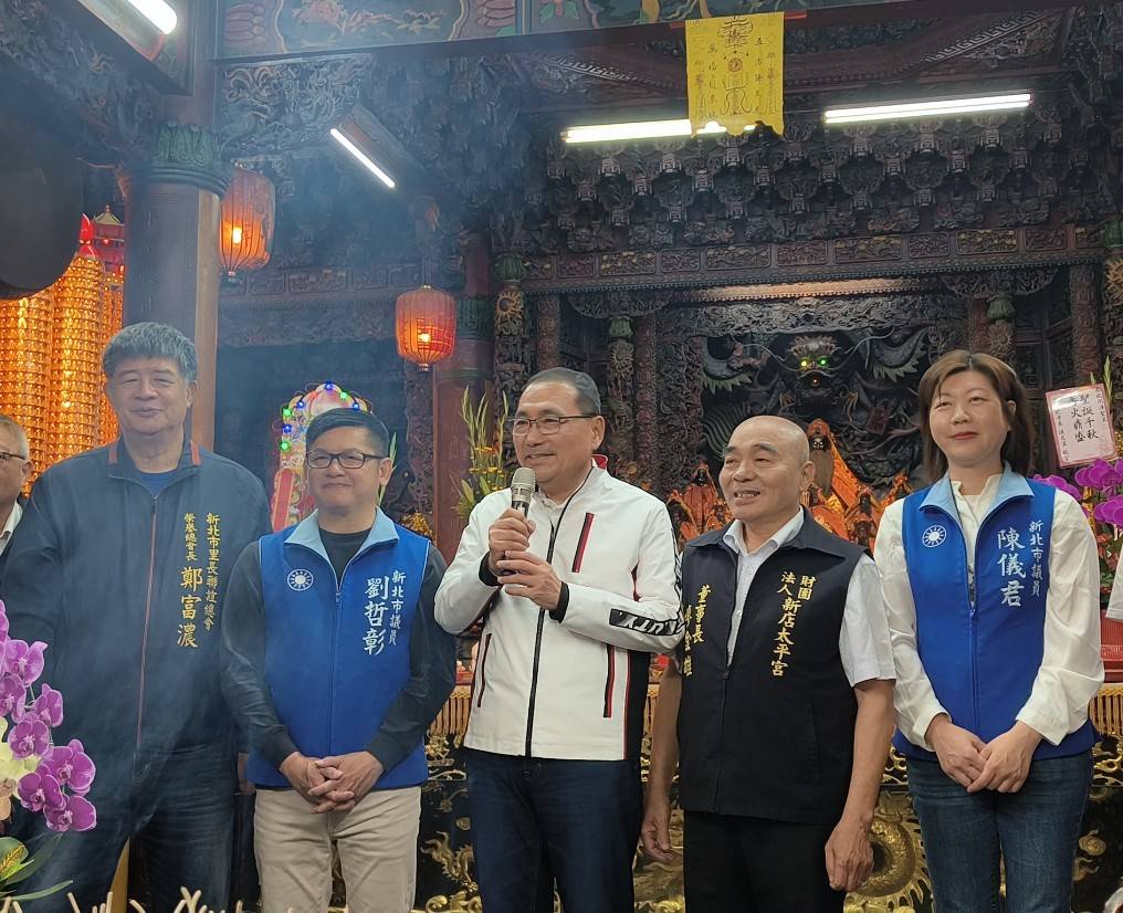 市長侯友宜在致詞中，感念開漳聖王護佑地方逾兩百年，也肯定新店太平宮長期投入社會公益，是社會安定的重要力量。