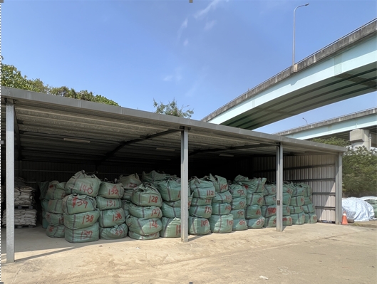 水利局已備妥630個太空包(含袋)及各項防汛資材供搶險使用