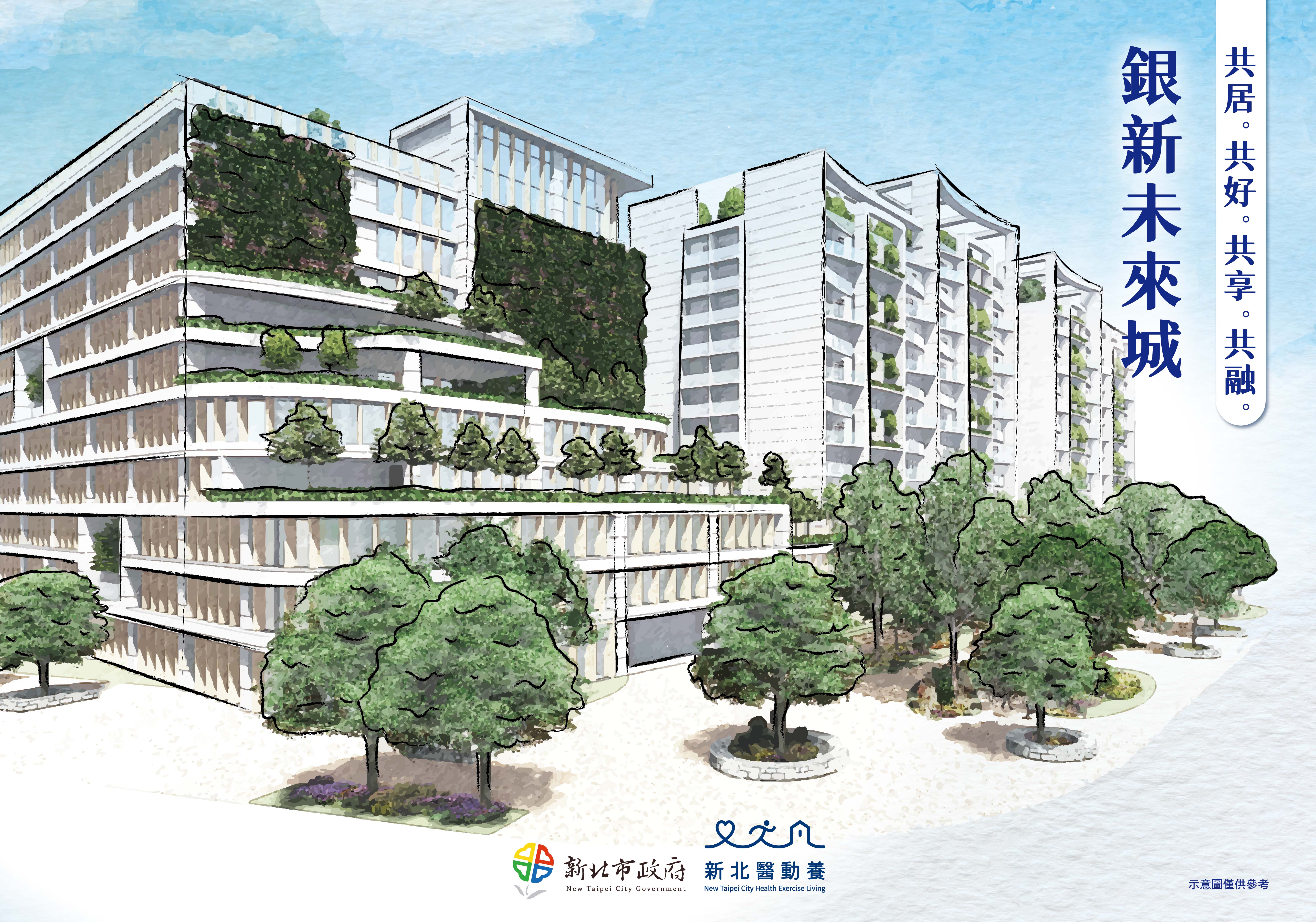 銀新未來城模擬圖