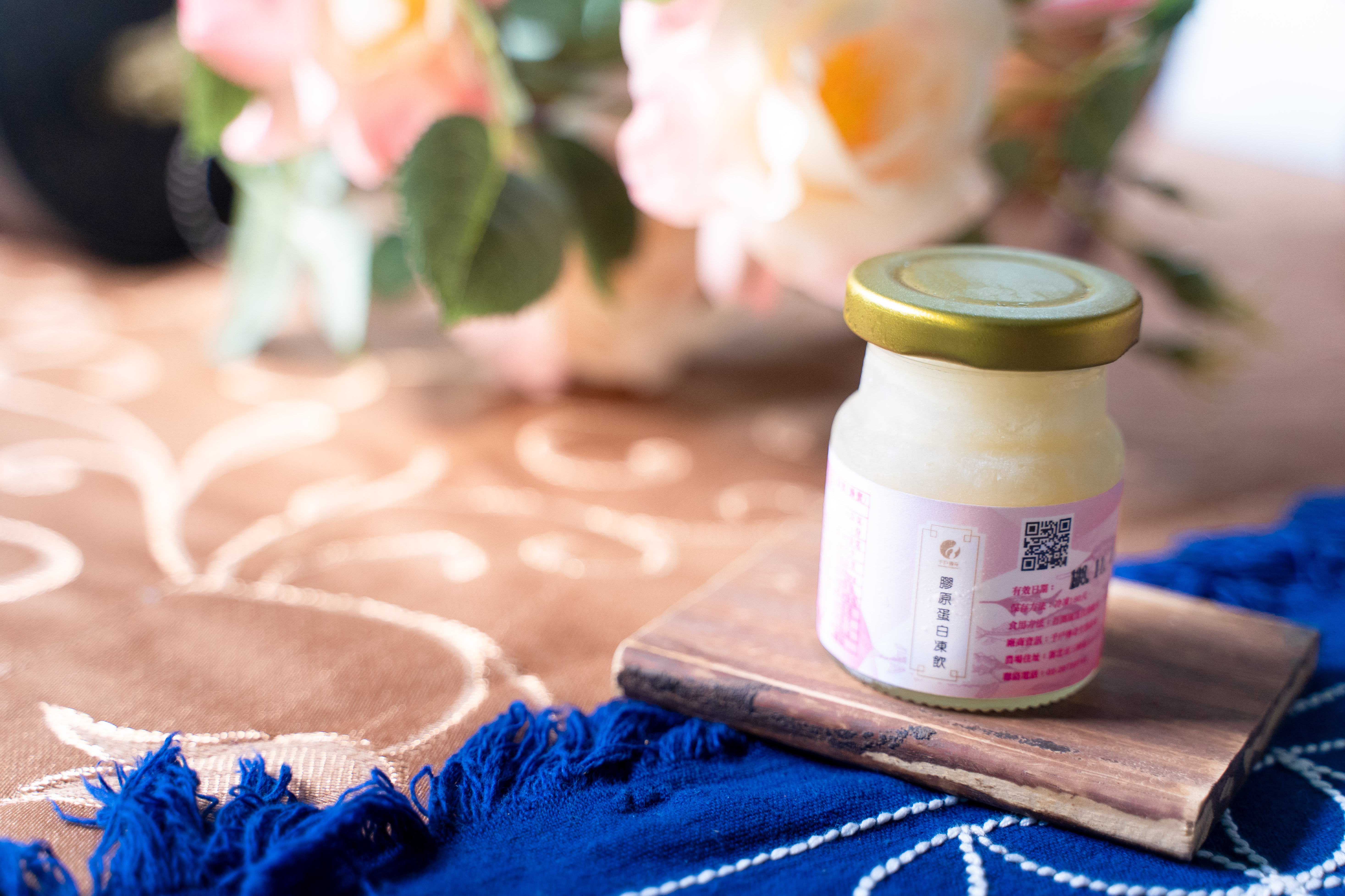 鱘龍魚膠原蛋白凍飲 (千戶傳奇生態農場提供)