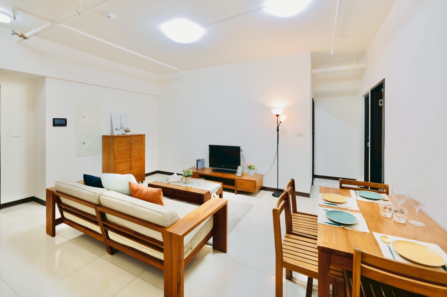 二房型客餐廳擺設示意