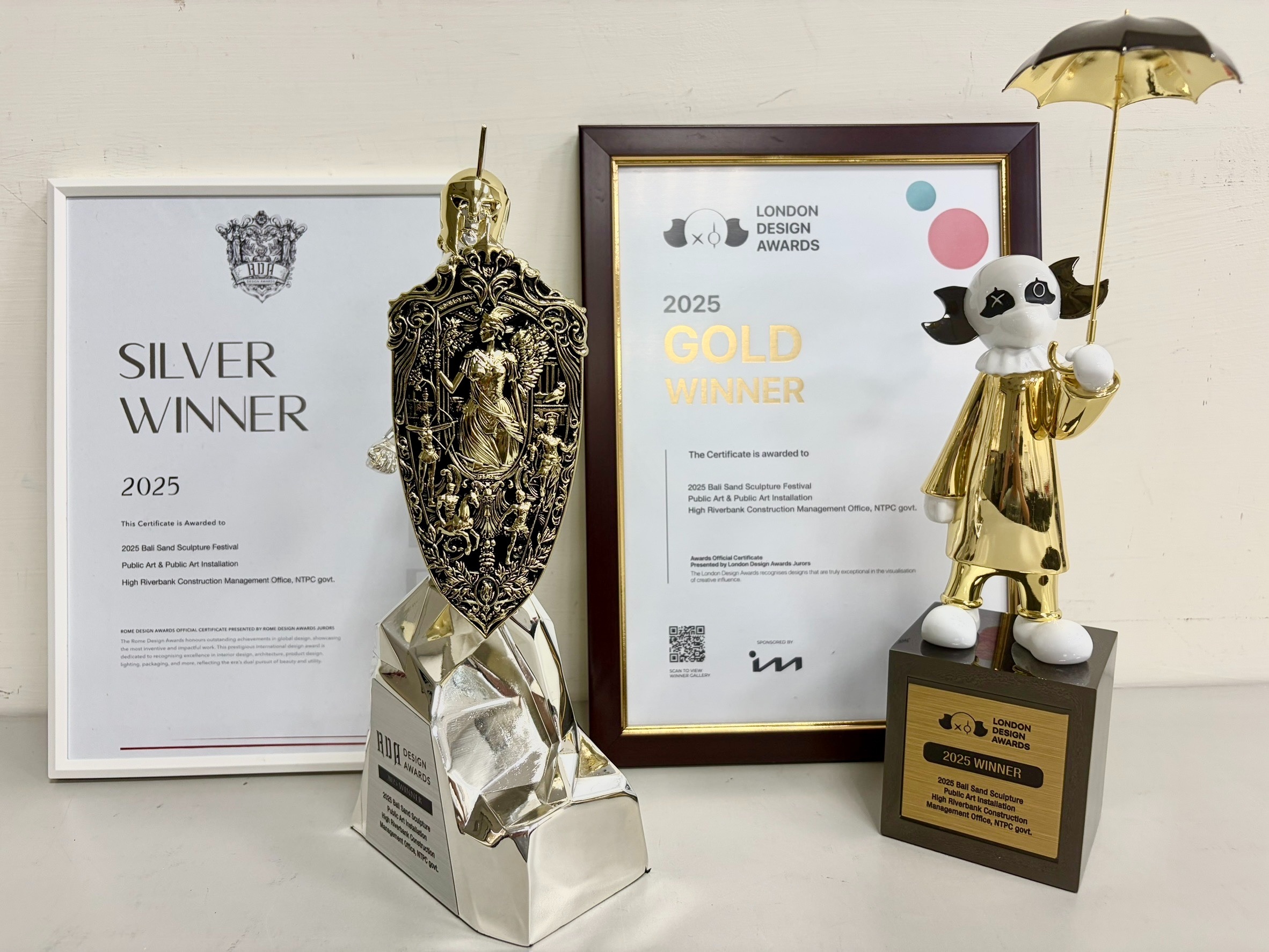  2025八里城市沙雕展榮獲1金1銀佳績