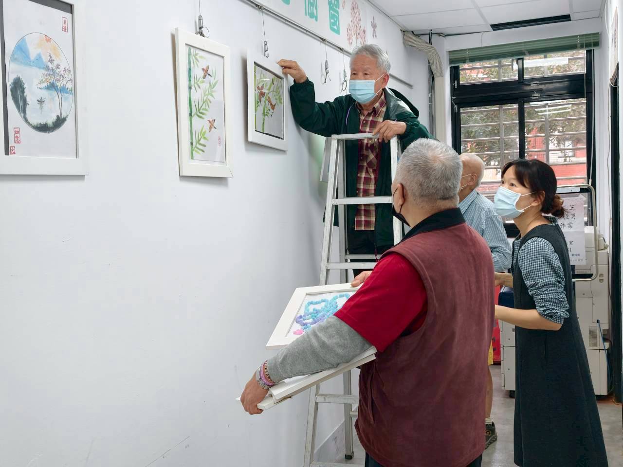 本次展覽作品皆為長者們在據點藝術課程中精心完成的成果。