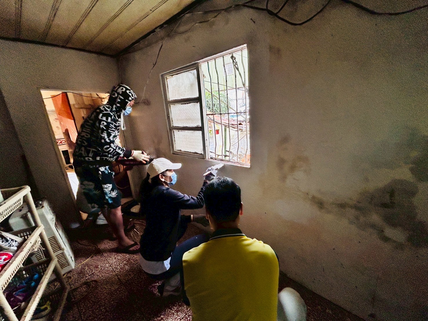  綠家扶輪社進行貢寮雙玉里案家修繕