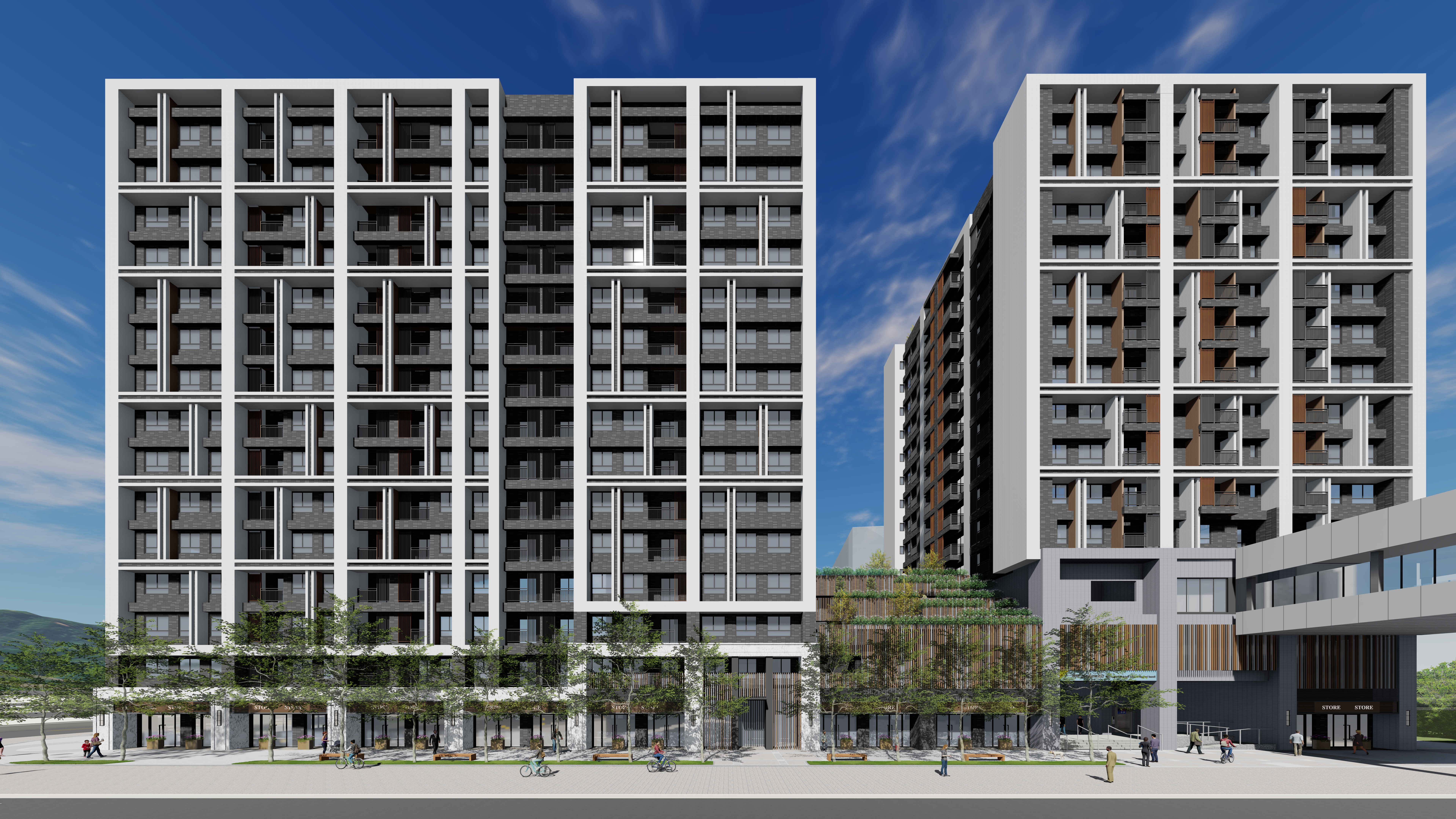 三峽首座捷運開發案模擬圖