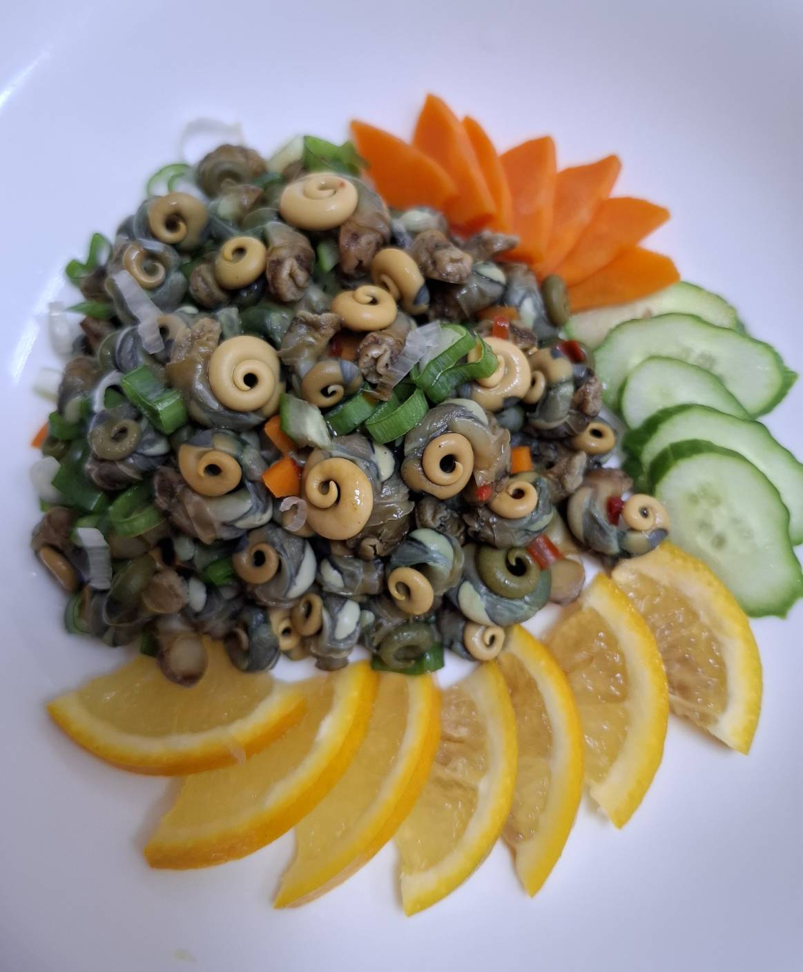 煮熟後的珠螺 (2)