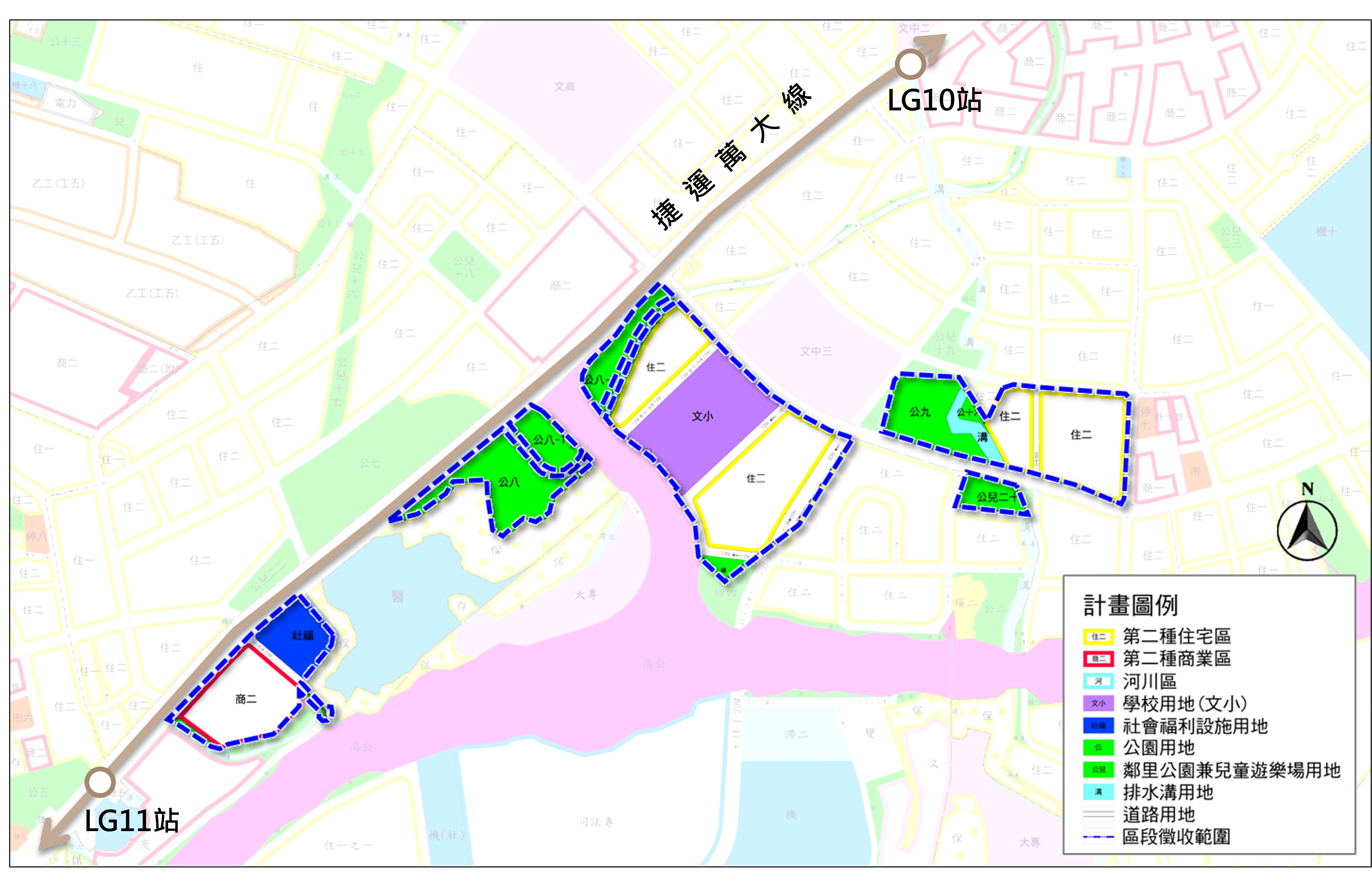 土城暫緩發展區區段徵收案都計圖