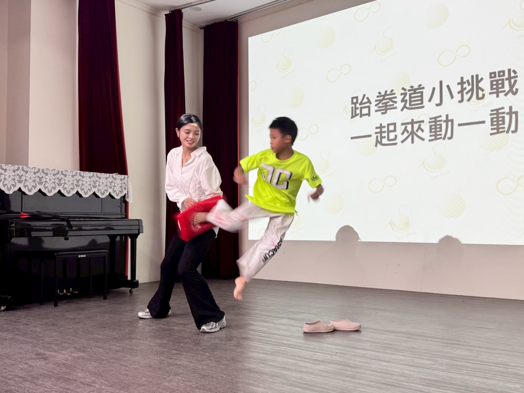 新北運動熱區＿蘇柏亞跆拳道講座與互動體驗(資料照)