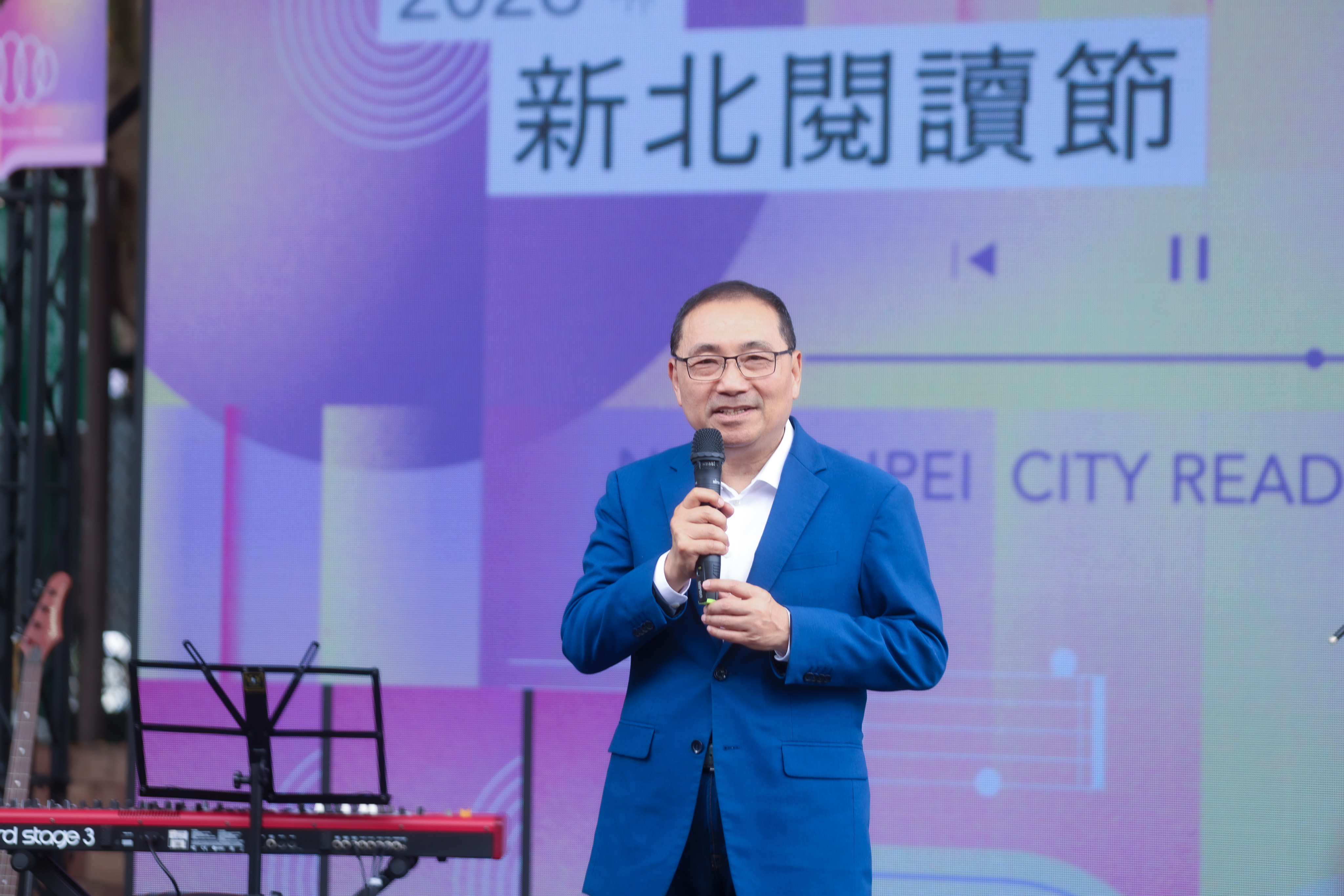 2026新北閱讀節「聽見．樂讀」今（18）日於三重向日葵廣場登場。