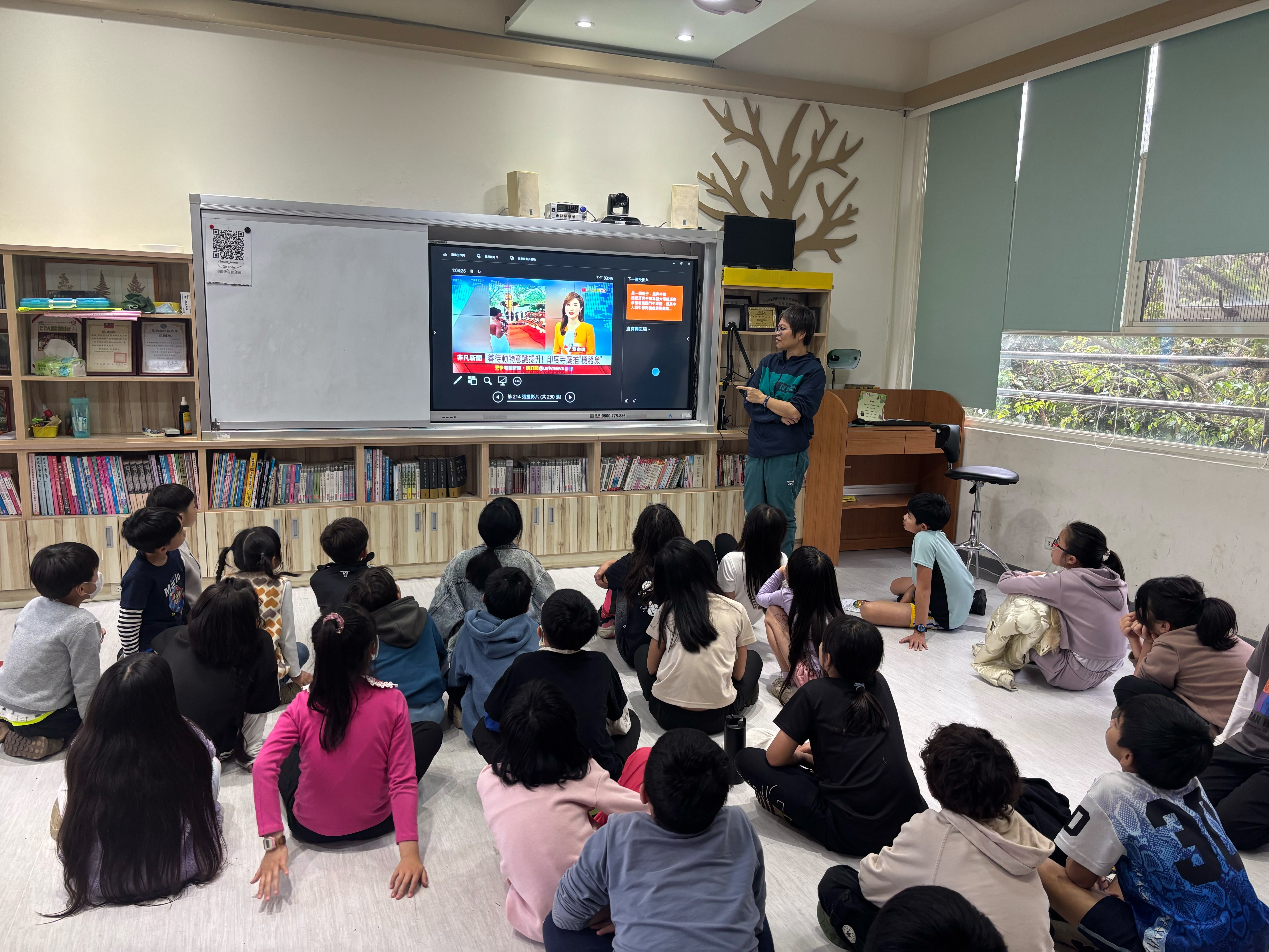 透過影片分享動物相關知識