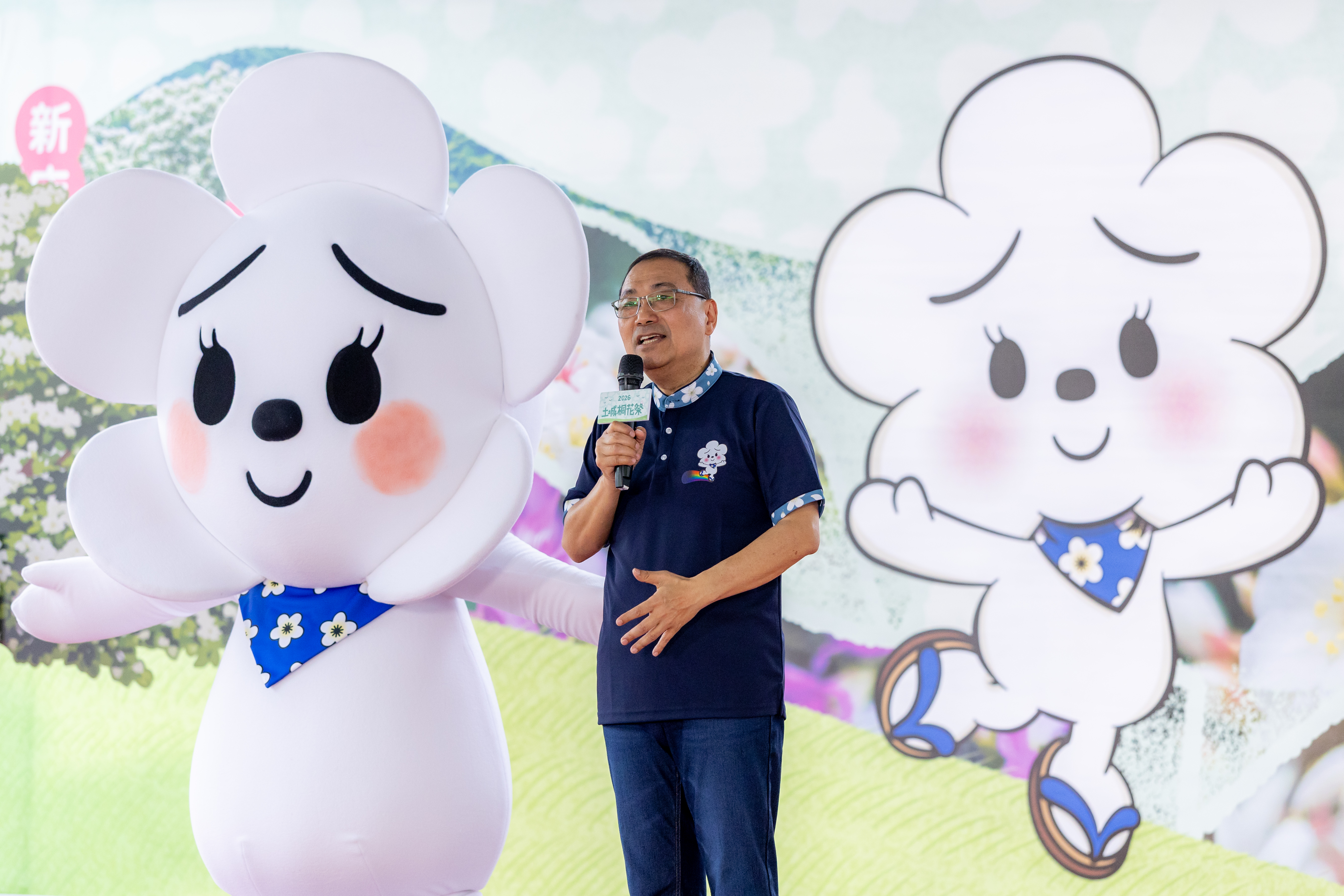 5.侯友宜市長表示，新北桐花祭自土城起源，發展至今已成為全國具代表性的文化觀光活動