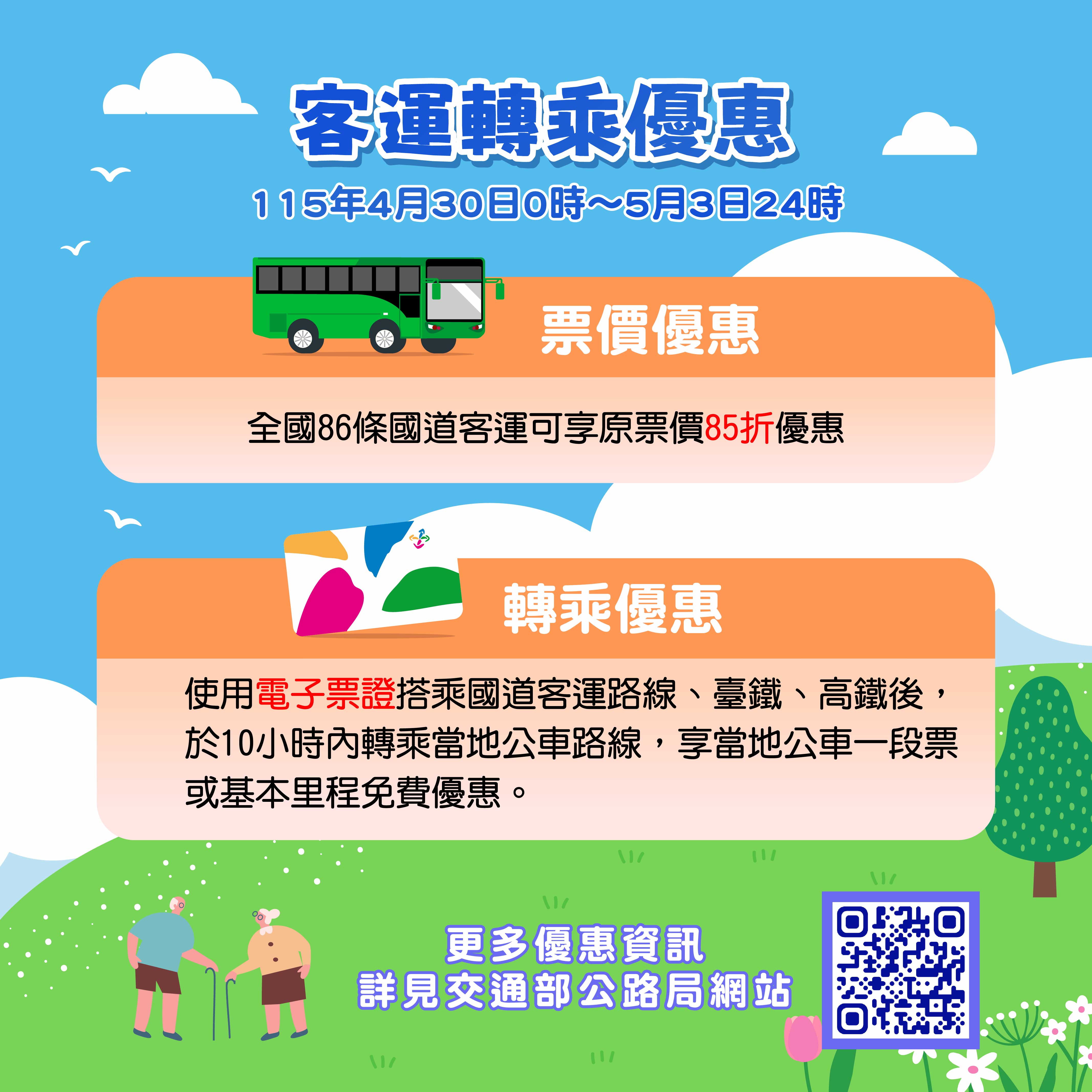客運轉乘優惠