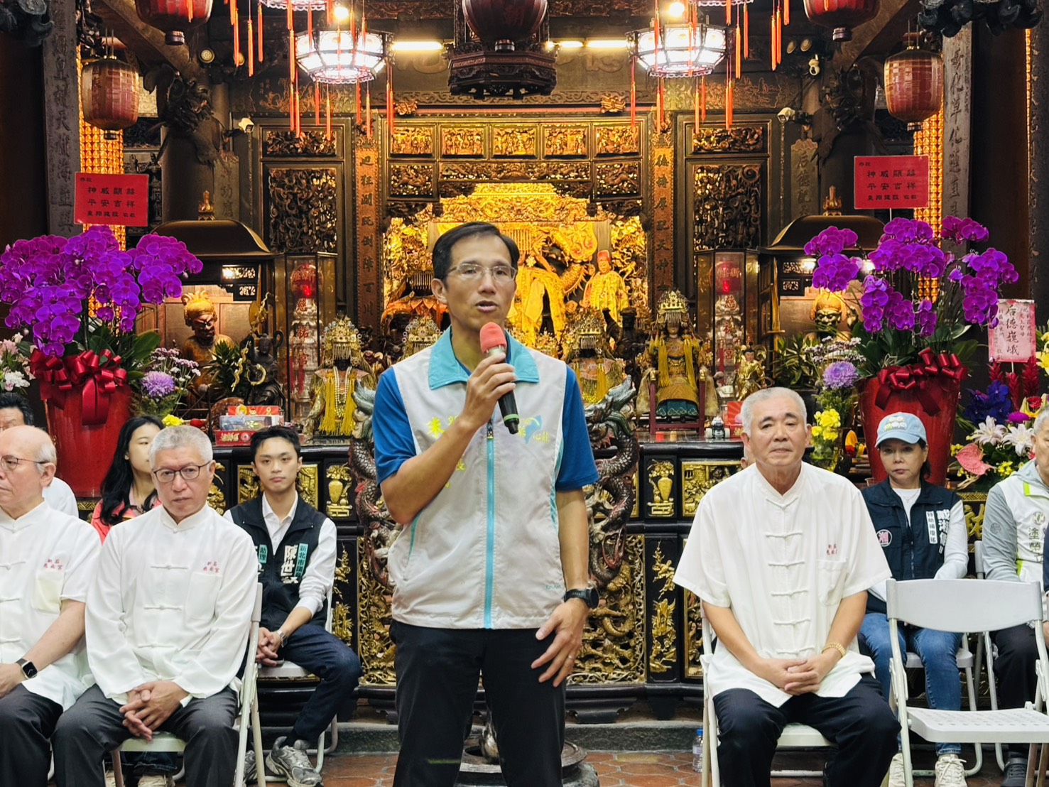 新莊區長朱思戎致詞