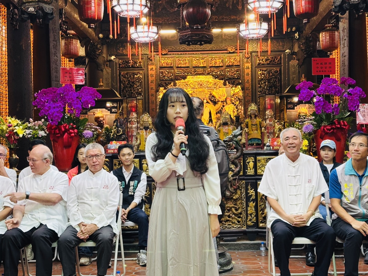  受獎學生代表致詞