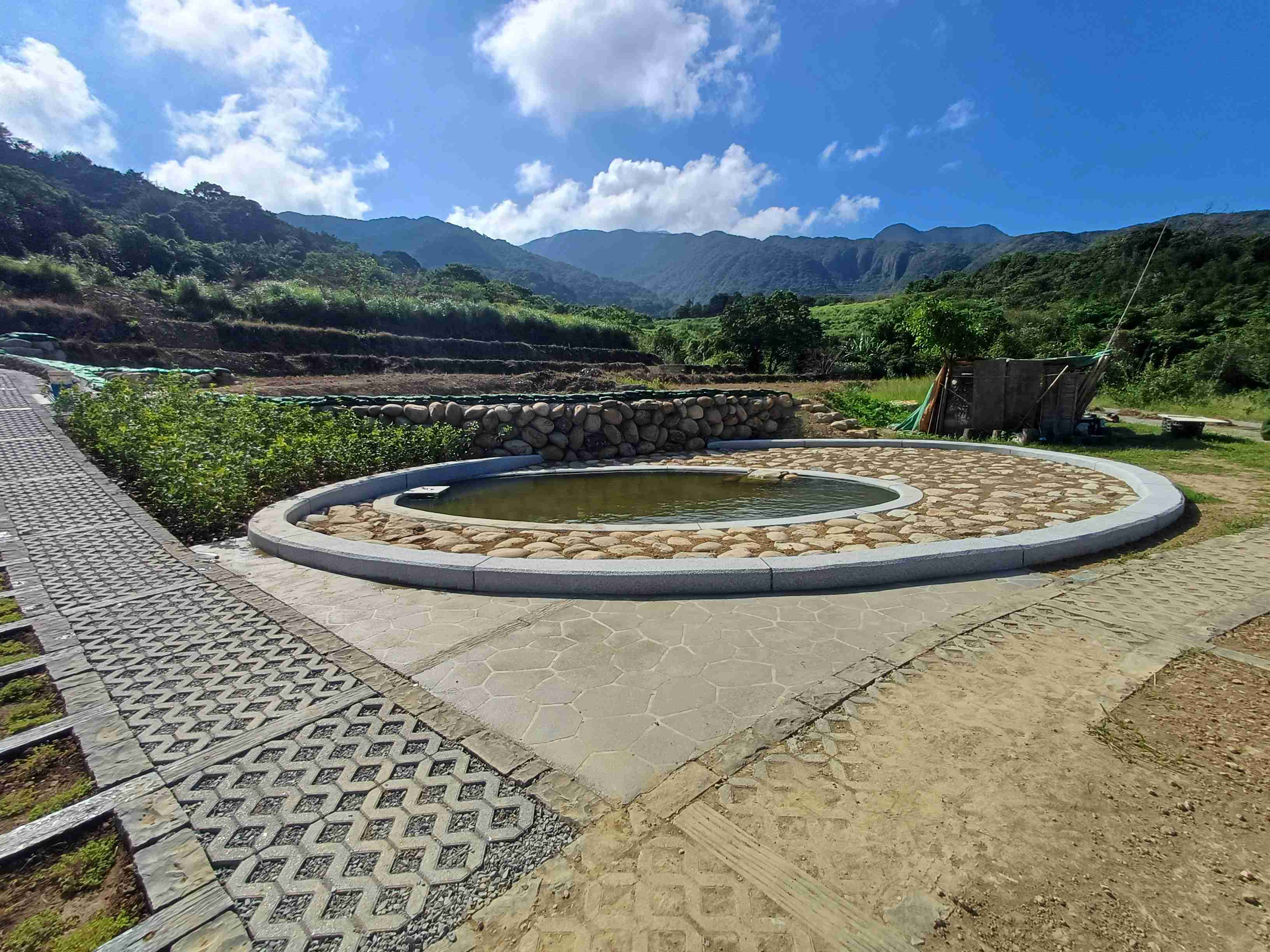 營造多元棲地環境，建置養鴨池