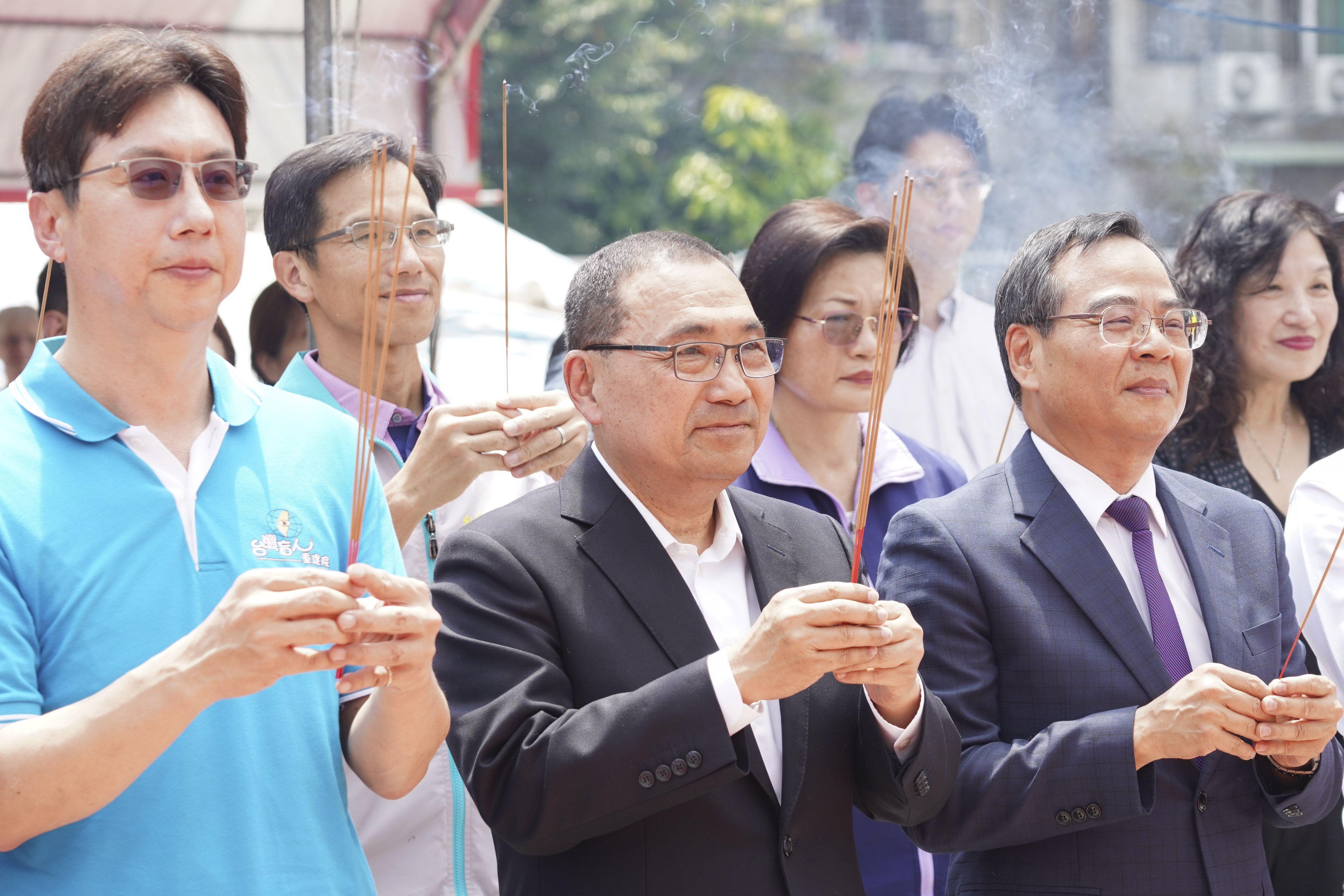 台灣盲人重建院今（19）日舉辦「慈心樓」新建工程動土儀式，新北市長侯友宜出席祈求工程順利進行，進一步完善導盲犬培訓場地及視障朋友的生活重建與職業訓練環境。