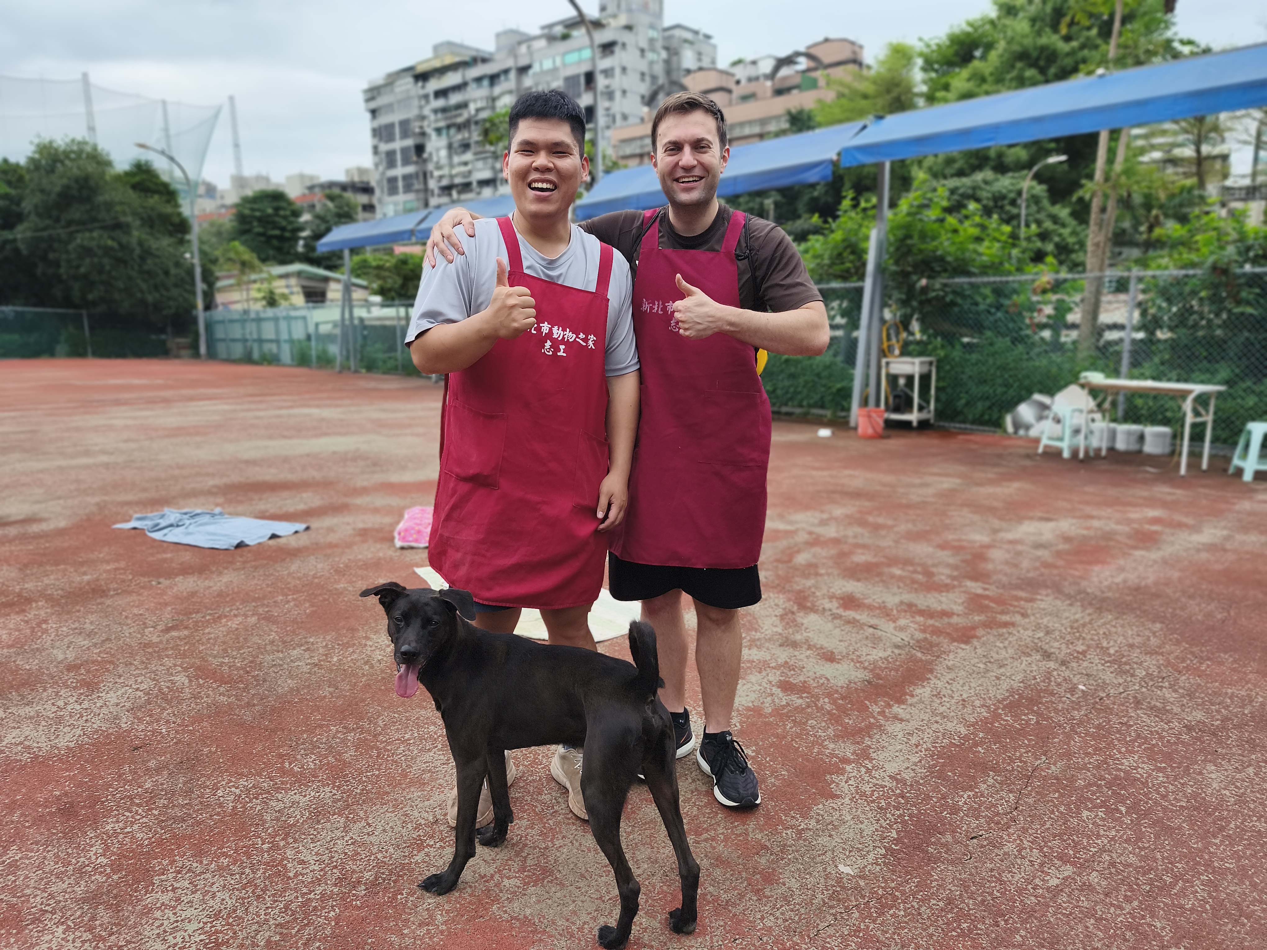 這段時間結識許多台灣志工朋友，彼此交流照護經驗