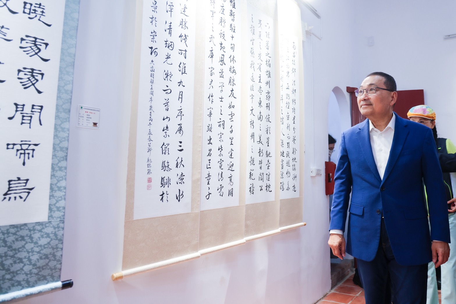 農村公園書畫聯展自即日起至5月31日，每日9時至16時開放參觀。