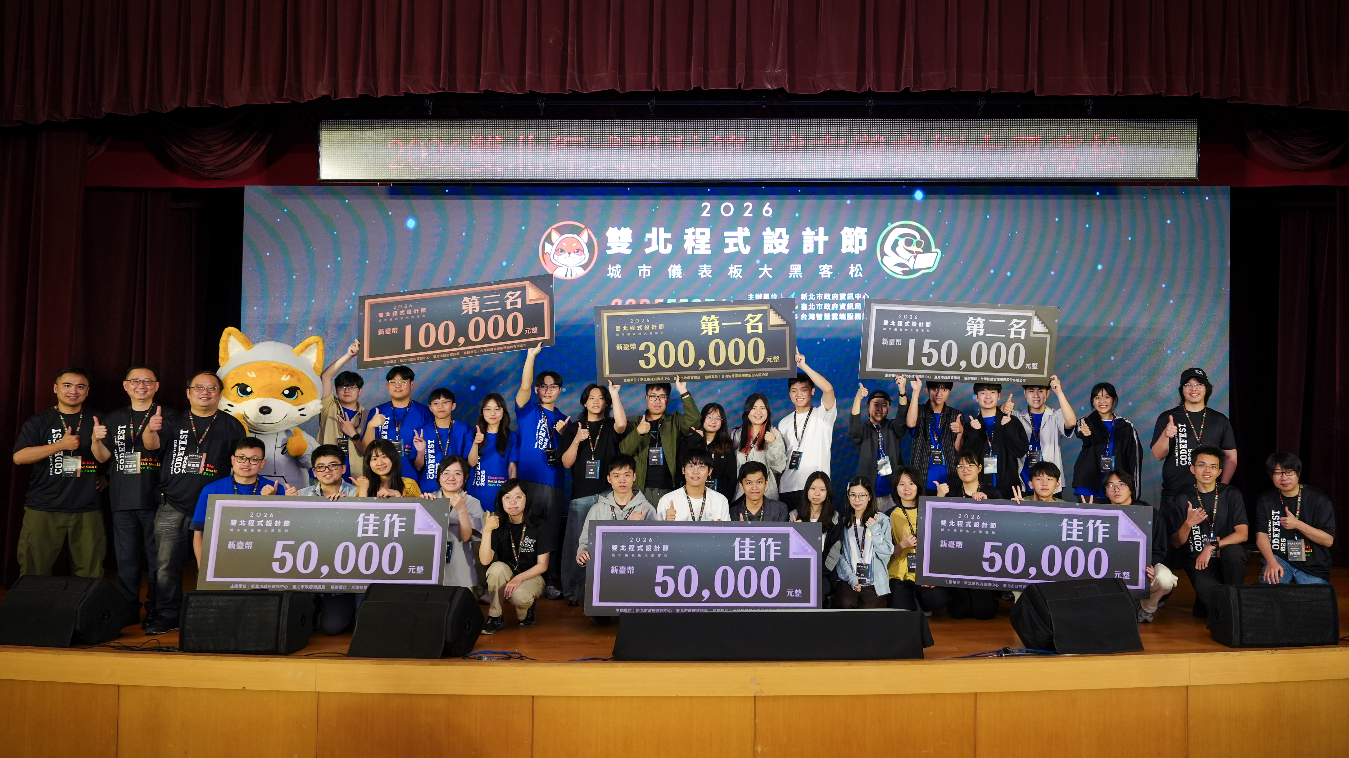2026 雙北程式設計節獲獎團隊，展現 AI 驅動數據治理與雙北生活圈開放資料應用成果