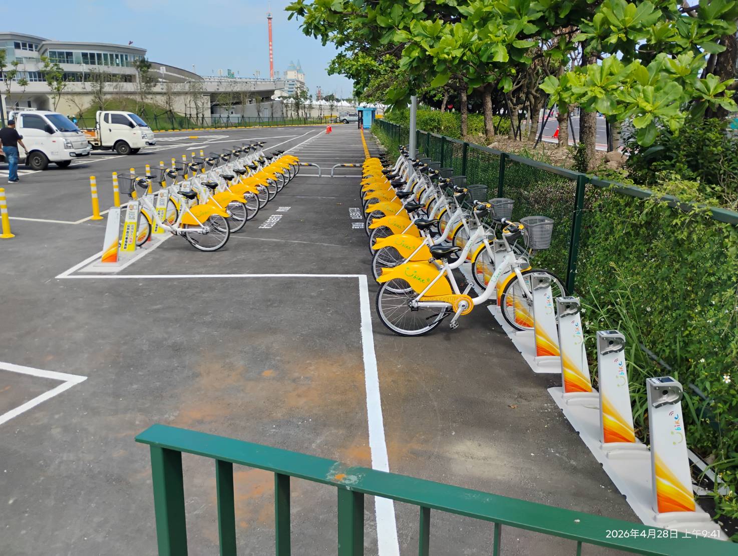 圖2.淡水區-淡水轉運站YouBike站