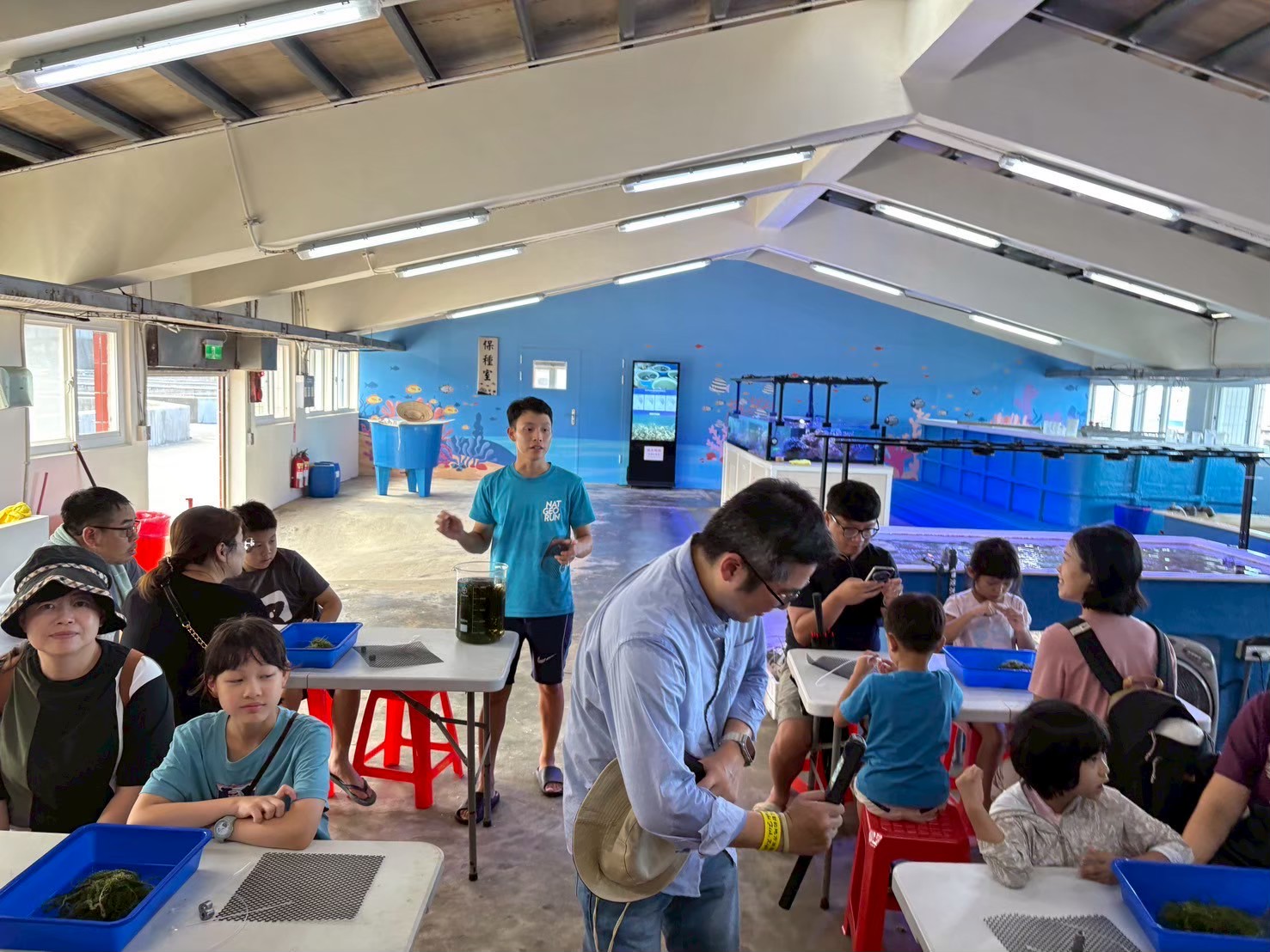 動手做、親眼看，學員在體驗中發現海洋資源復育的奧妙