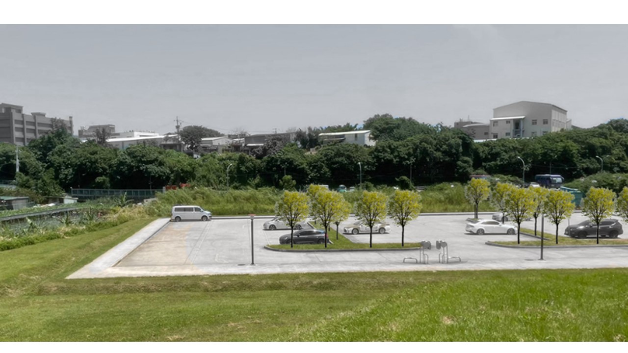  工程將停車場增加景觀綠化(示意圖)