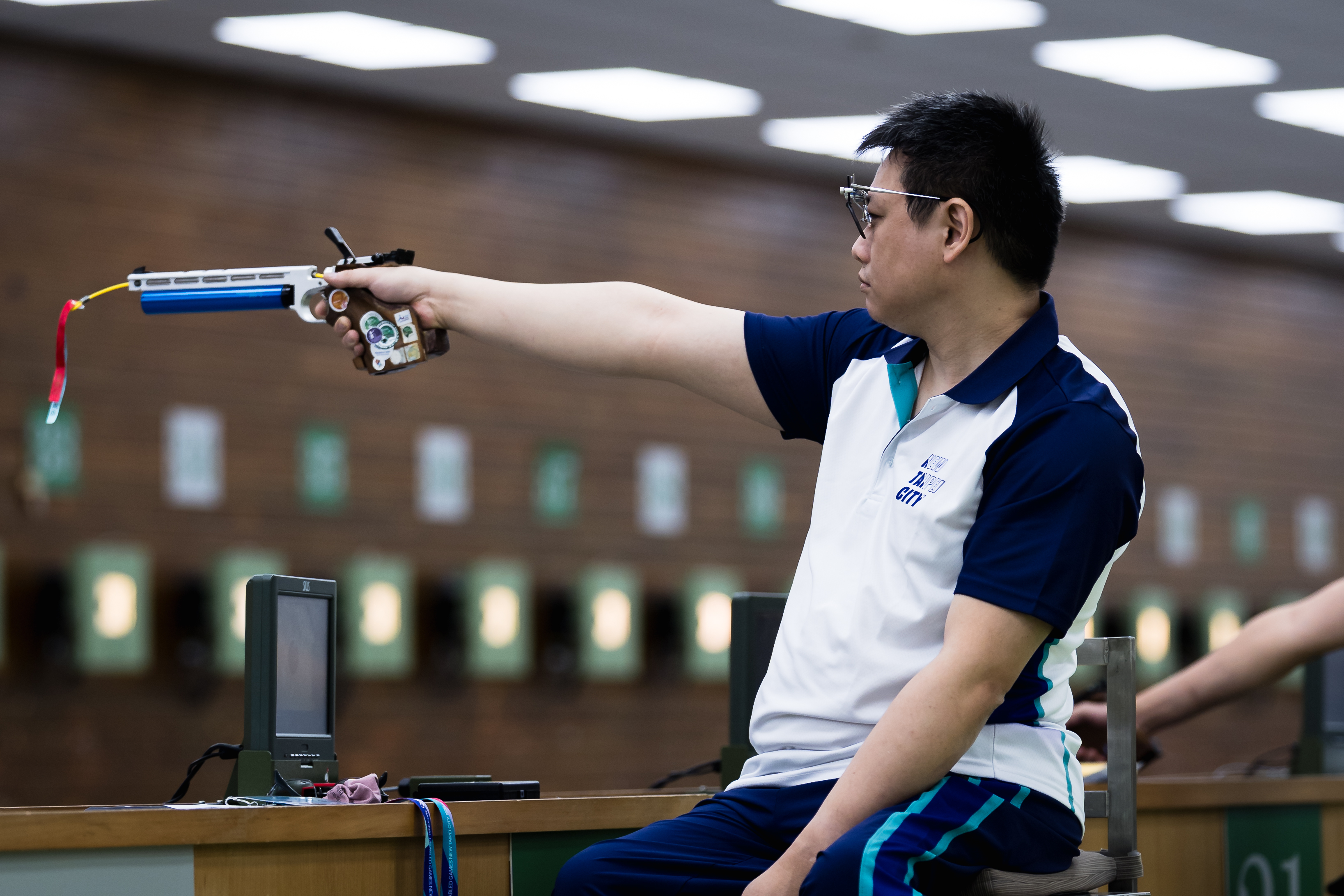 115全障運肢體障礙男子射擊10公尺空氣手槍個人賽_新北市林威佑_銀牌