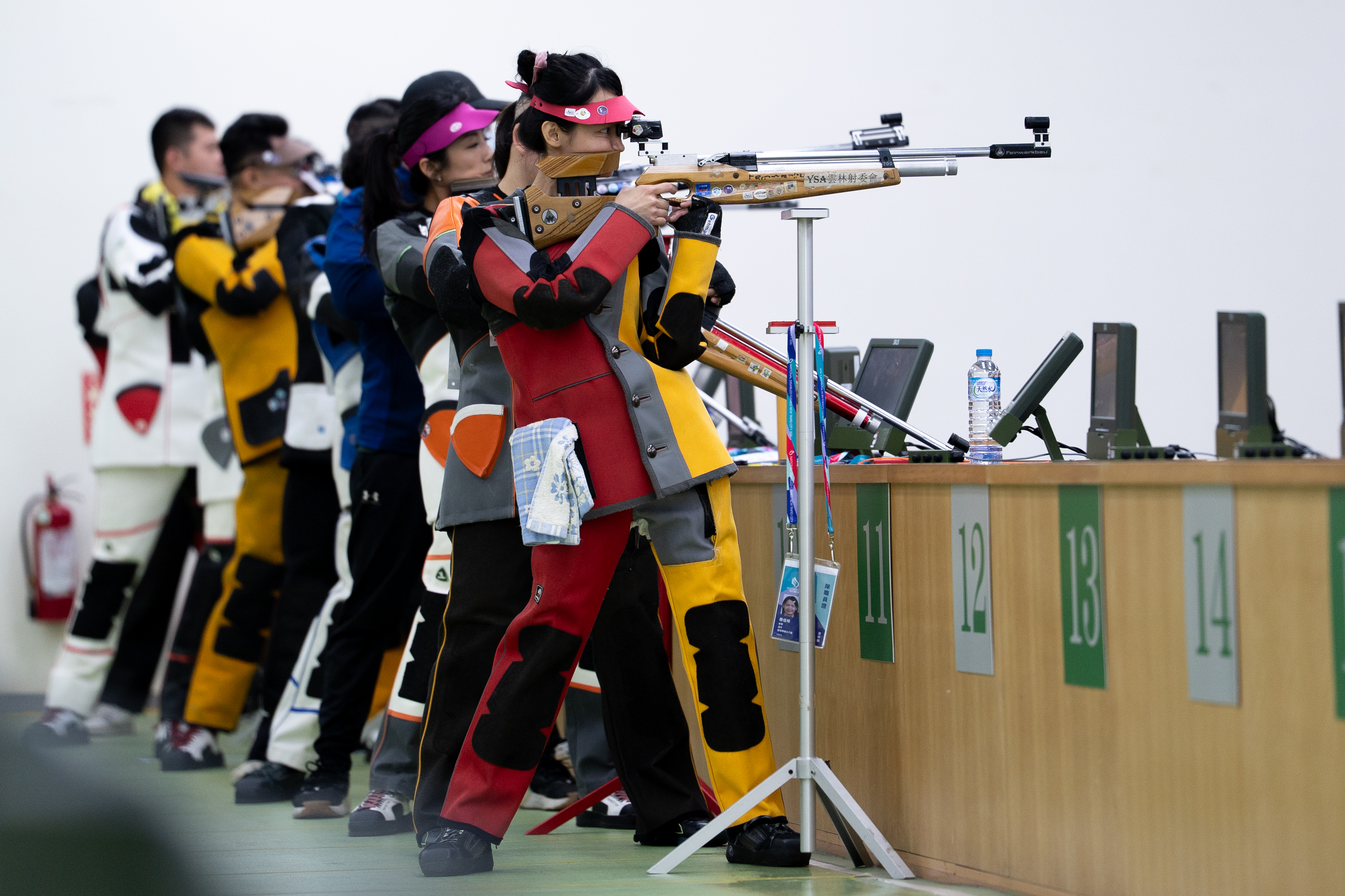射擊聽障10公尺空氣步槍競爭激烈，女子組冠亞軍僅差1.4分。