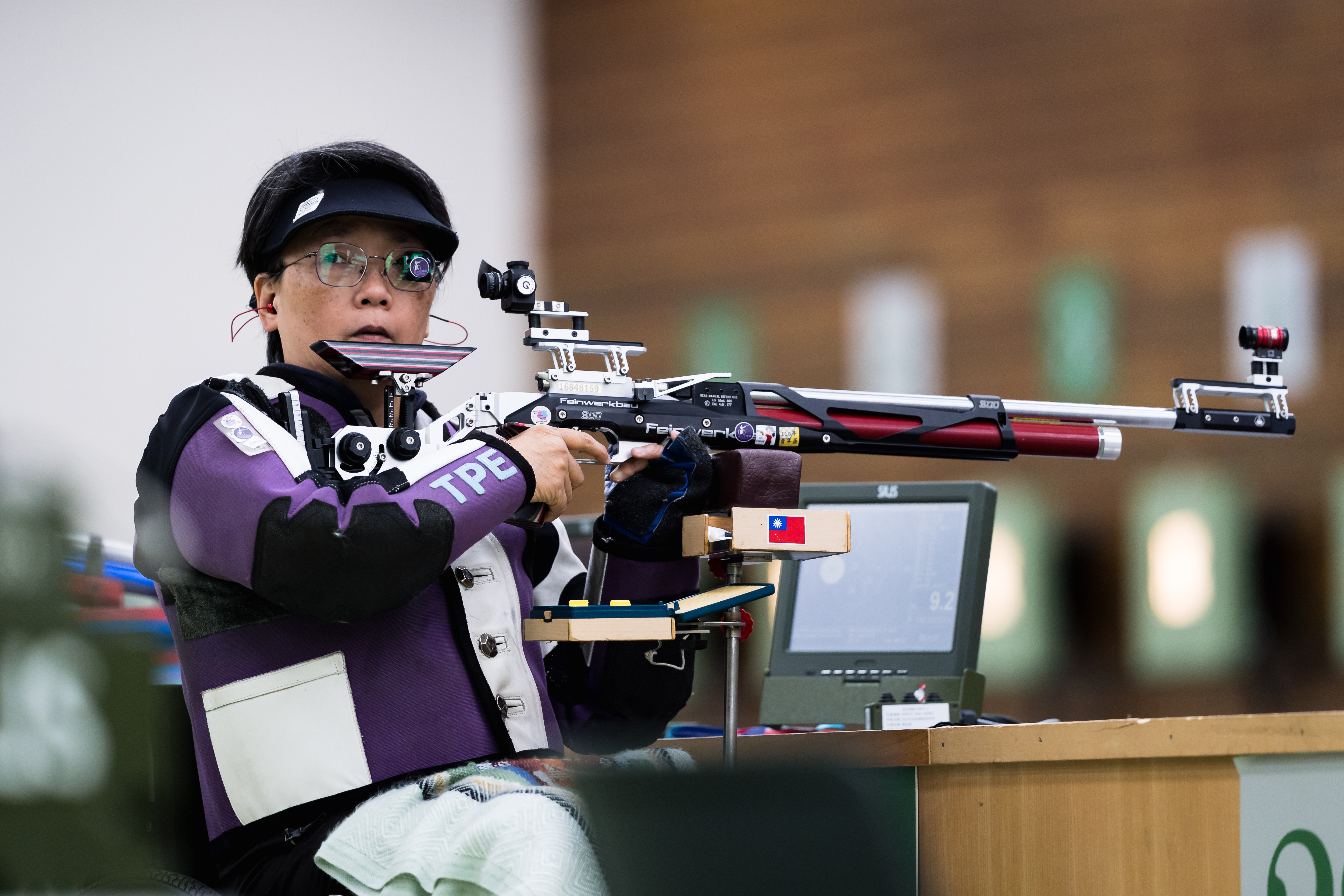 115全障運射擊肢障女子10公尺空氣步槍立姿個人賽_新北市黃淑華_金牌02