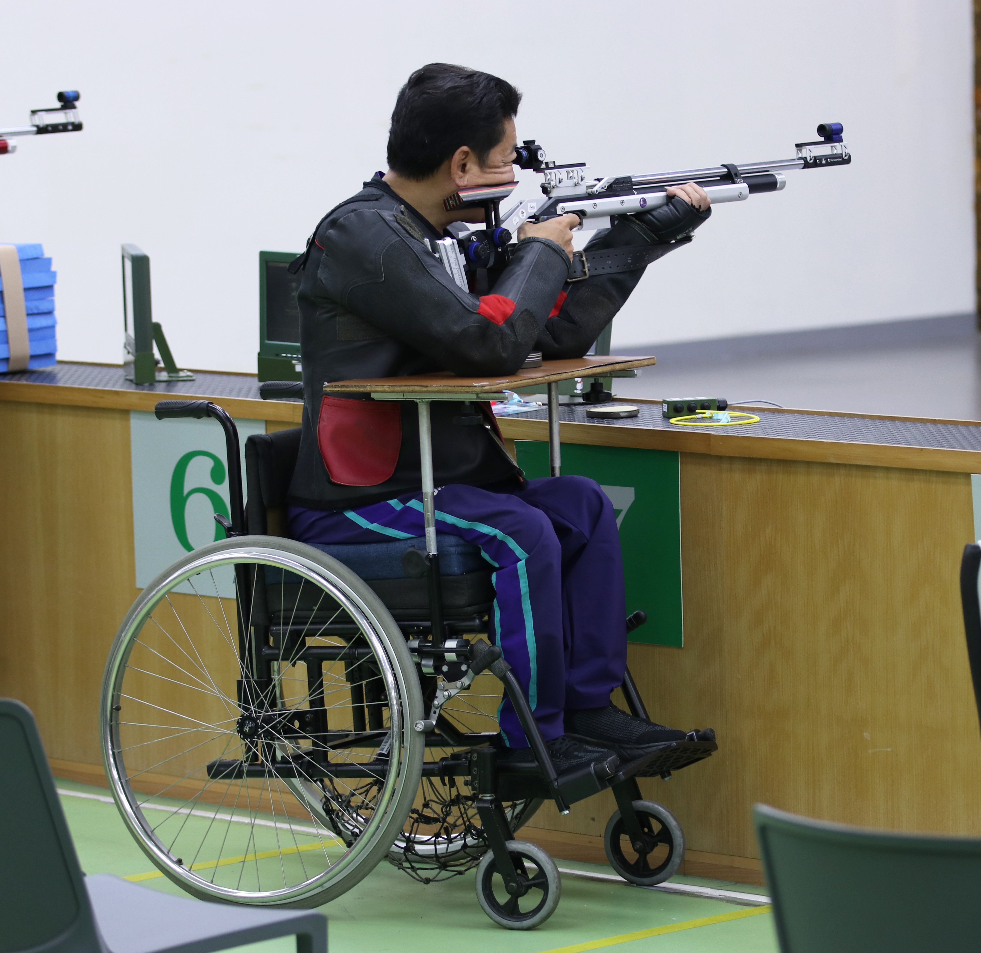 115全障運射擊肢障混合組射擊10公尺空氣步槍臥姿個人賽_新北市陳建誌_銅牌01