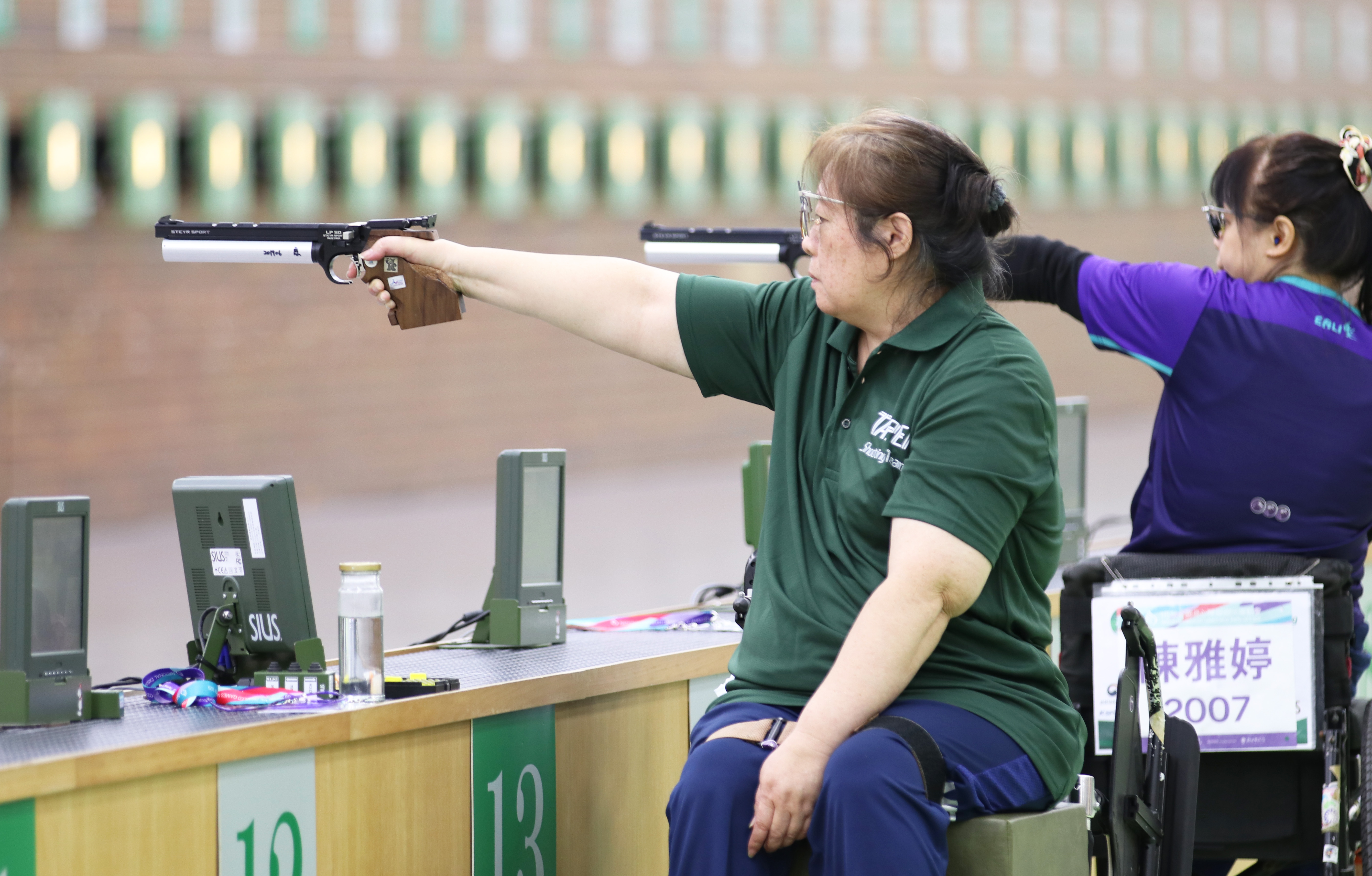 115全障運射擊肢障混合組射擊10公尺空氣手槍個人賽_臺北市王念慈_金牌
