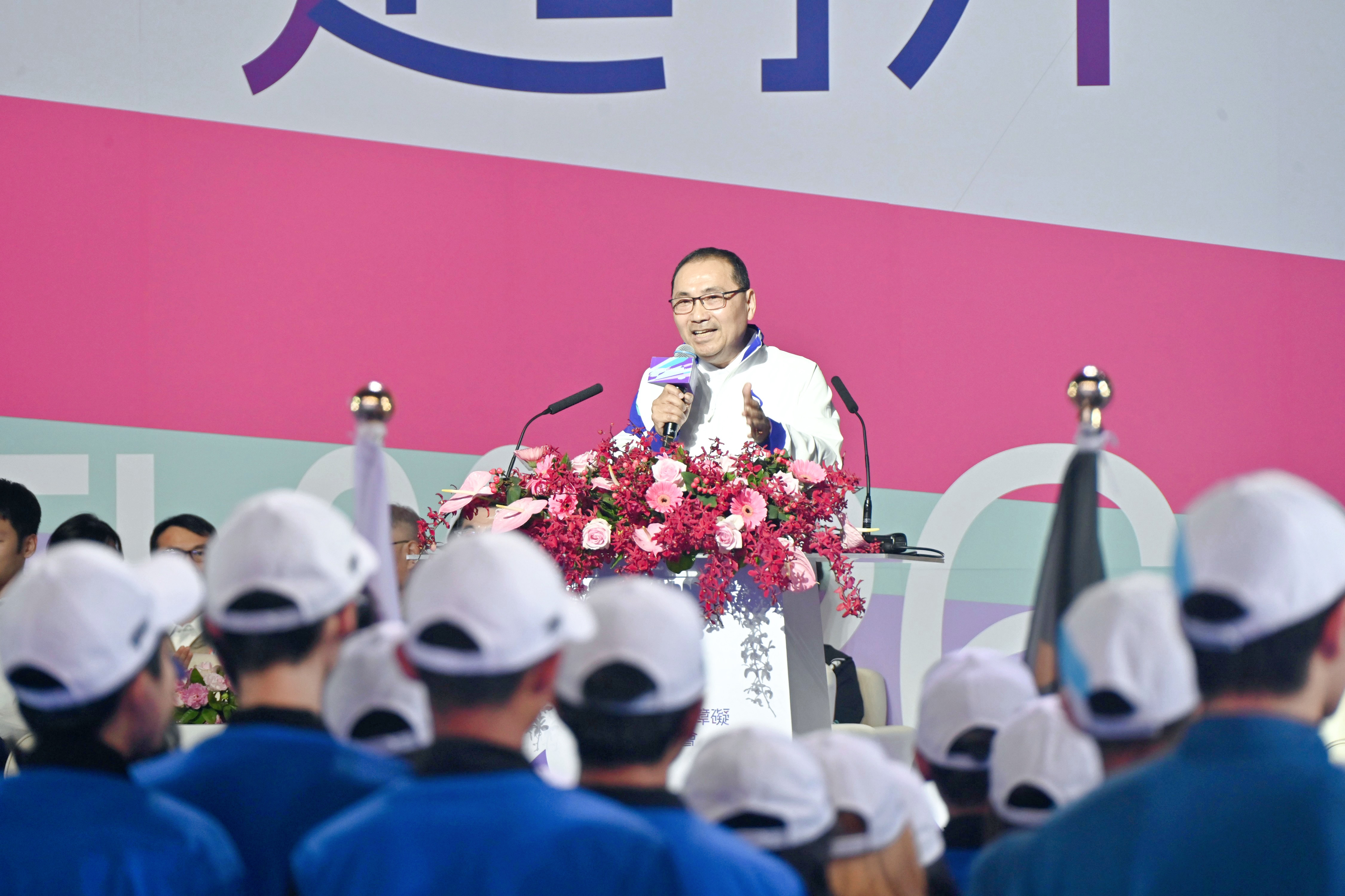侯友宜表示，運動賽事並非單純的追求勝利，更是追求人生的價值，勉勵選手超越自己，從挑戰中看到希望，勇敢為自己築夢。